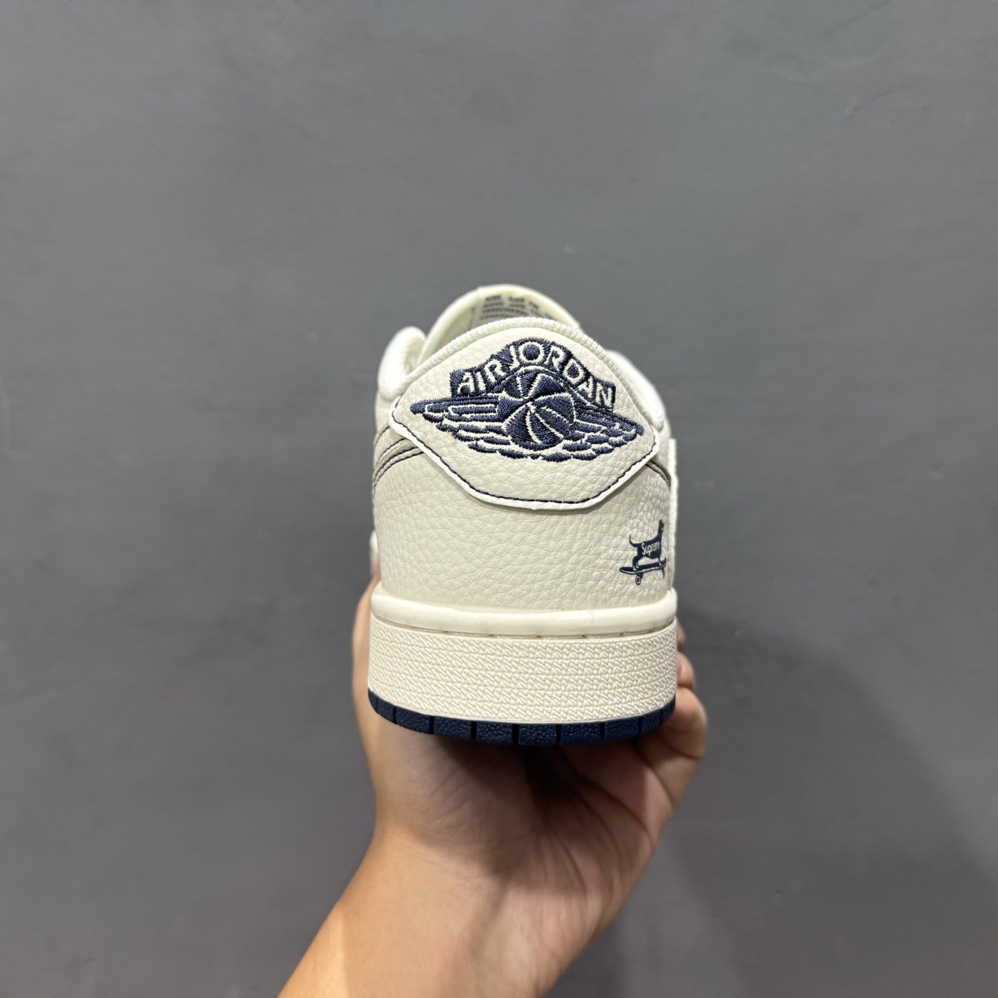 高端定制 Travis Scott x Fragment Design x Jordan Air Jordan 1 Low SP “Superme联名------米白Nike蓝” XD0798-308