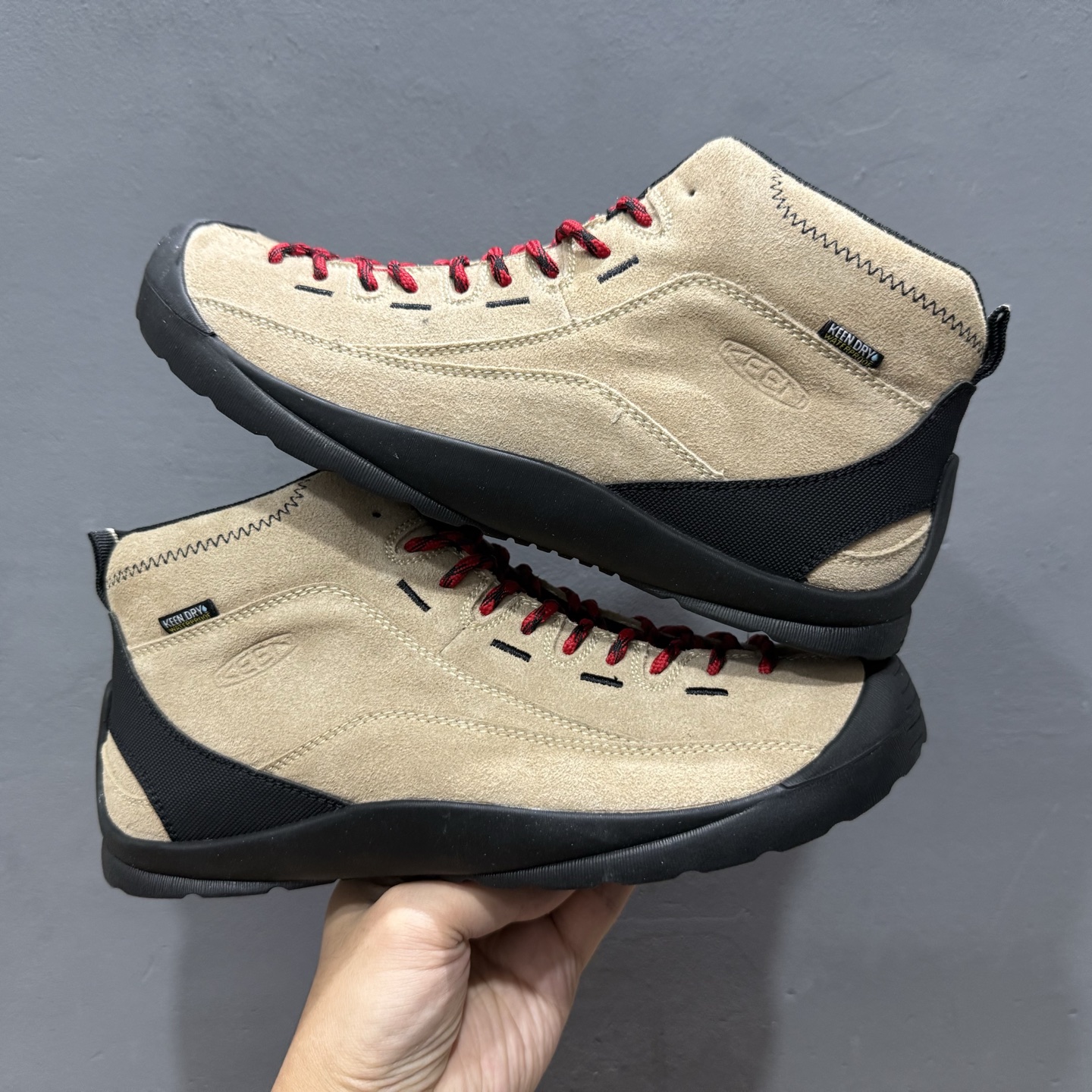 220 新货美国人气户外品牌-科恩Keen Jasper Rocks SP贾斯珀都市系列复古中帮系带户外风露营徒步登山运动训练鞋