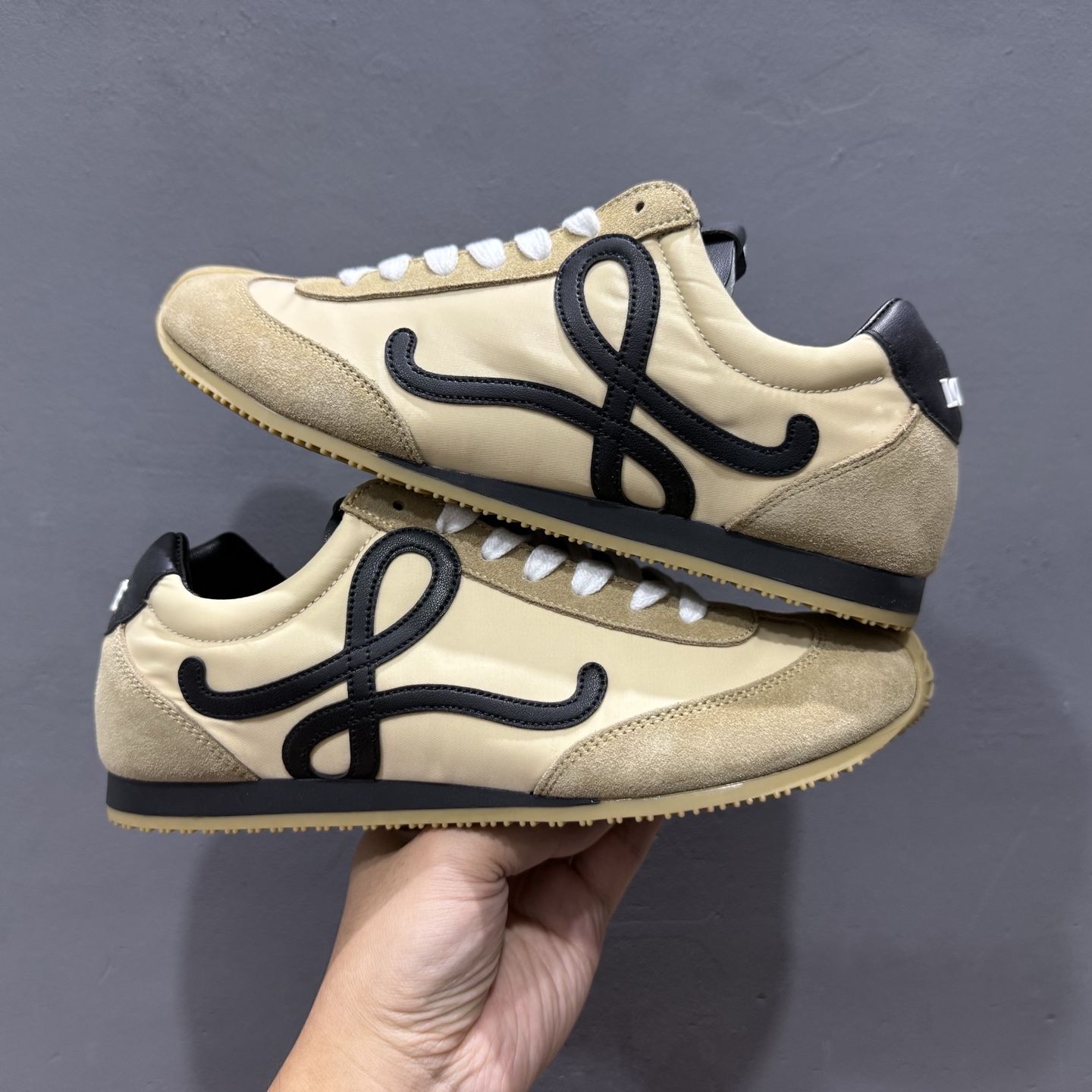 260 LOEW* 罗意威 25ss秋冬情侣款 新款Jambo板鞋绑带复古英伦风小白鞋