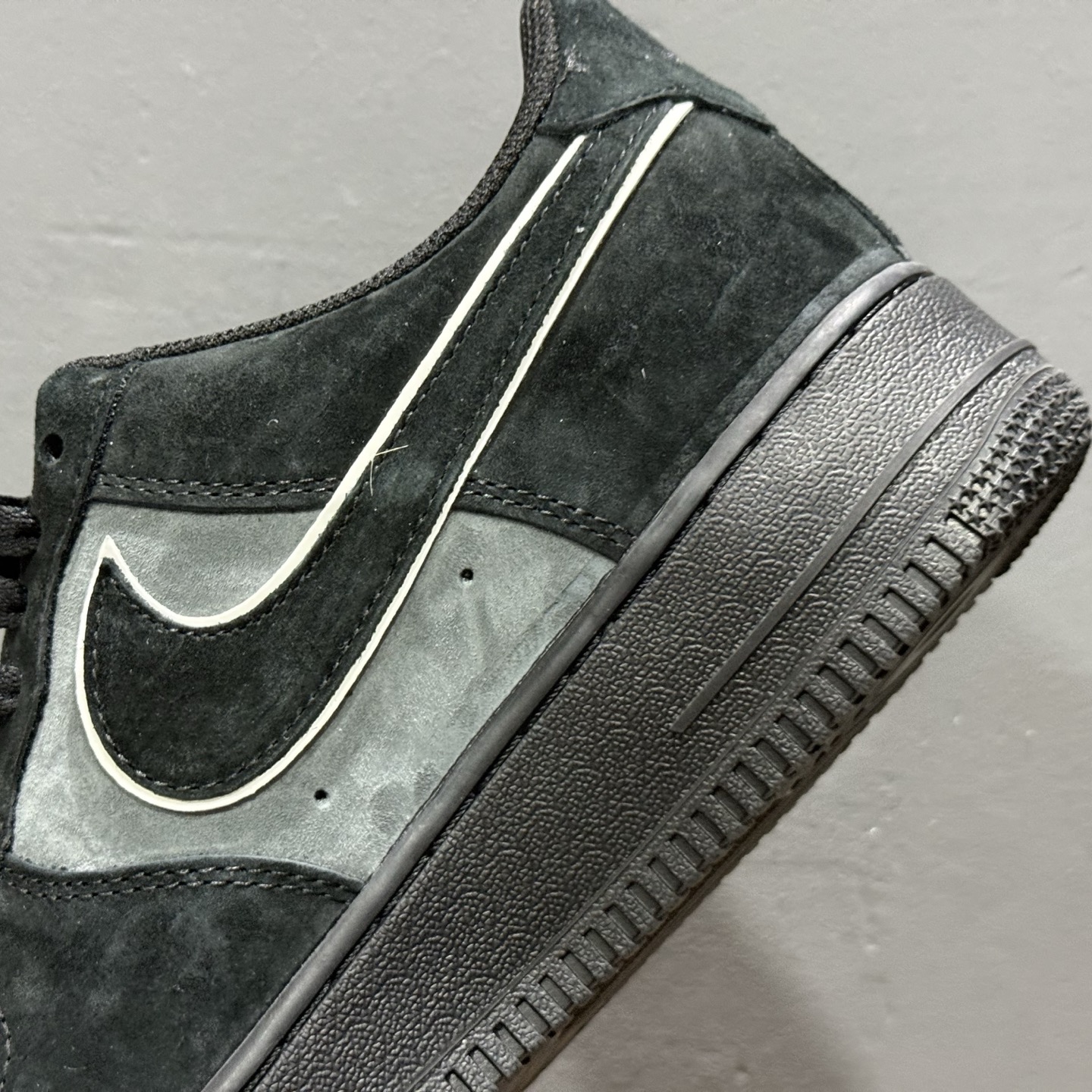 260 爆款定制 Nike Air Force 1 07 Low “黑武士”全麂皮 秋冬 空军一号低帮休闲板鞋 ZH0316-134