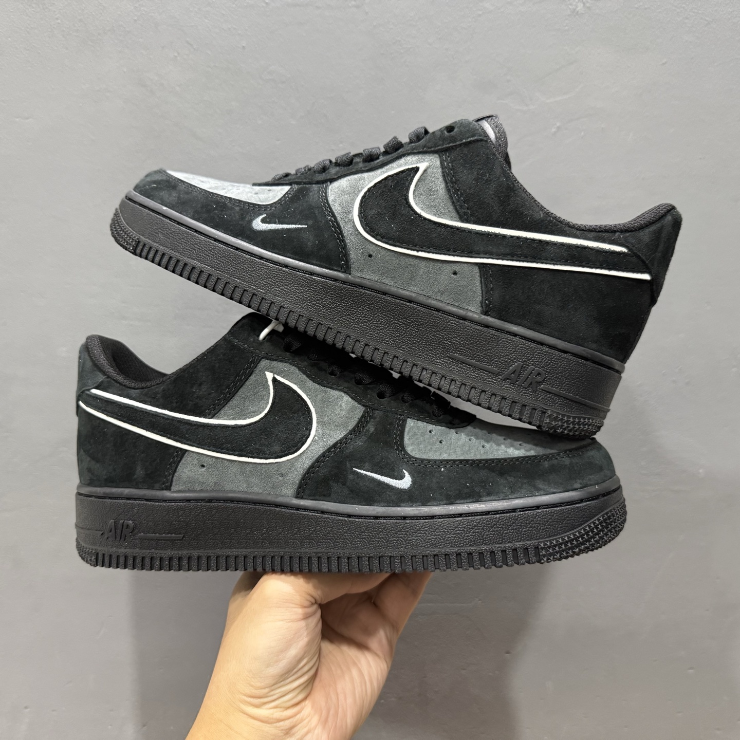 260 爆款定制 Nike Air Force 1 07 Low “黑武士”全麂皮 秋冬 空军一号低帮休闲板鞋 ZH0316-134