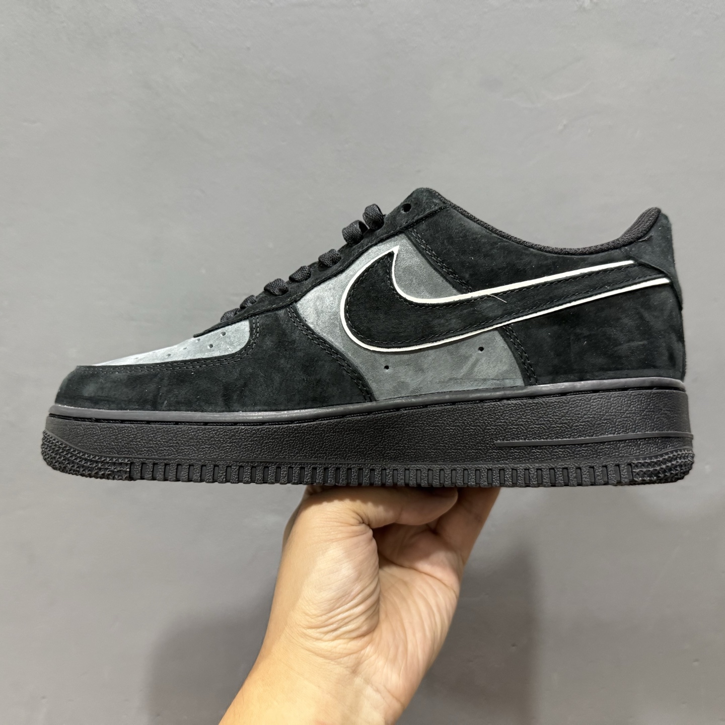 260 爆款定制 Nike Air Force 1 07 Low “黑武士”全麂皮 秋冬 空军一号低帮休闲板鞋 ZH0316-134