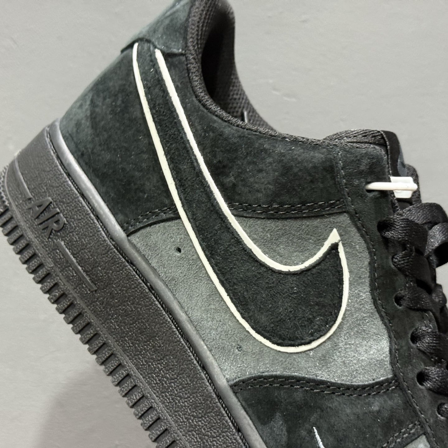 260 爆款定制 Nike Air Force 1 07 Low “黑武士”全麂皮 秋冬 空军一号低帮休闲板鞋 ZH0316-134