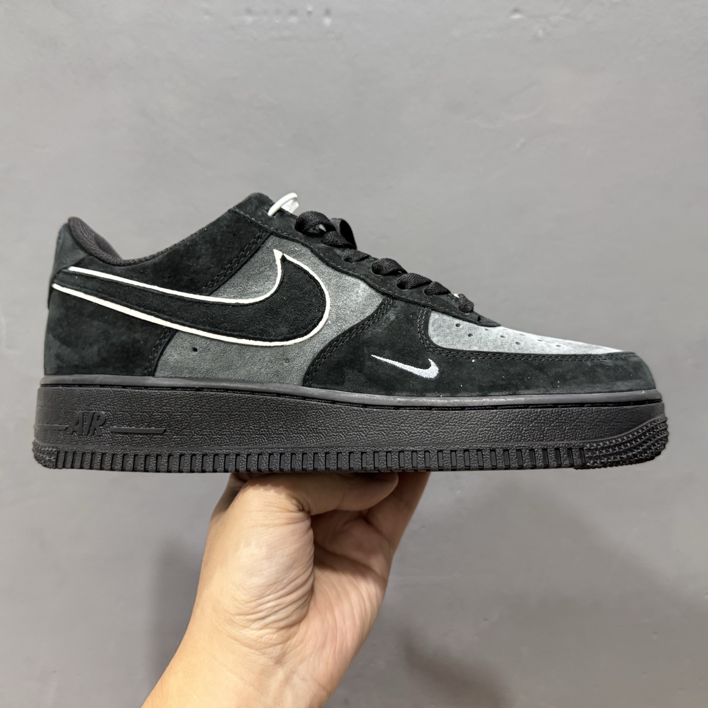 260 爆款定制 Nike Air Force 1 07 Low “黑武士”全麂皮 秋冬 空军一号低帮休闲板鞋 ZH0316-134