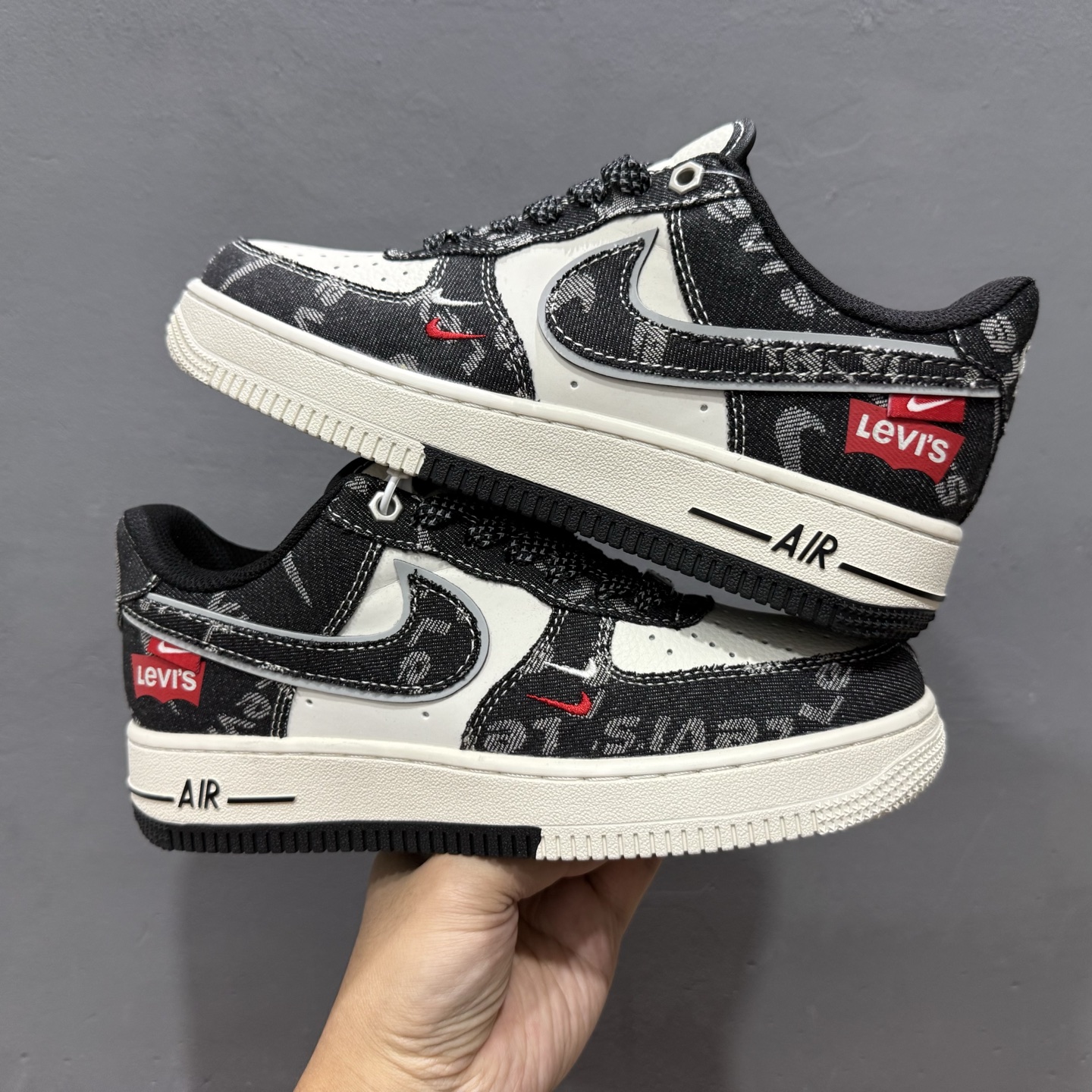 NIke Air Force 1 '07 Low “李维斯联名——双拼黑牛仔”空军一号 低帮 运动鞋 休闲鞋 YX5066-312 NIke Air Force 1 '07 Low “李维斯联名——双拼黑牛仔”空军一号 低帮 运动鞋 休闲鞋 YX5066-312