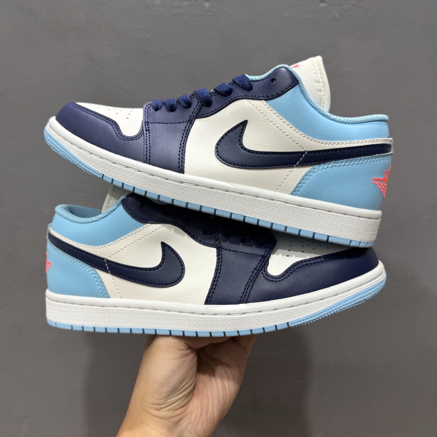 Air Jordan 1 Low AJ1 乔1蓝白黑勾 低帮文化休闲板鞋 553558-149