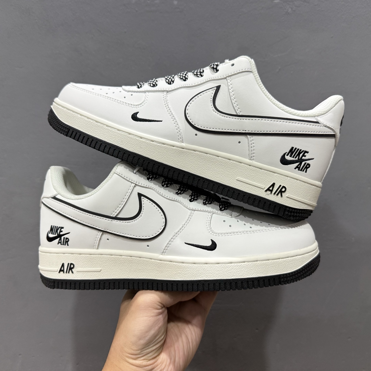 NIke Air Force 1 '07 Low “米白黑NIKE”空军一号 低帮 运动鞋 休闲鞋 CS5288-036