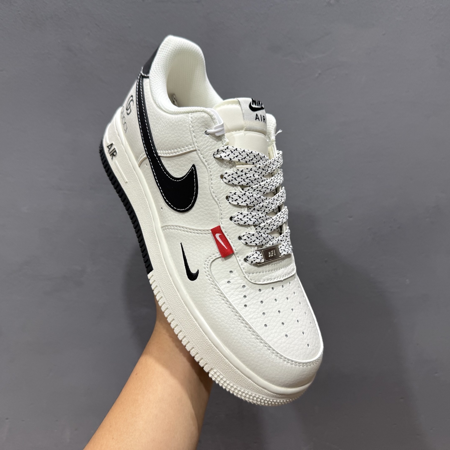 NIke Air Force 1 '07 Low “古驰联名——双拼小黑勾”空军一号 低帮 运动鞋 休闲鞋 CS5288-009 NIke Air Force 1 '07 Low “古驰联名——双拼小黑勾”空军一号 低帮 运动鞋 休闲鞋 CS5288-009