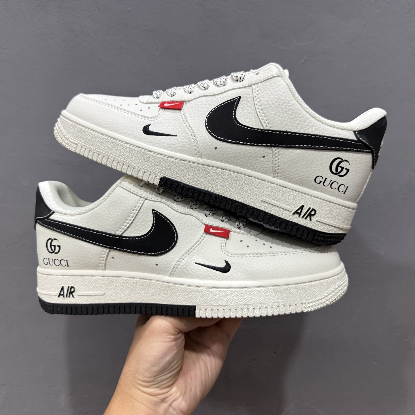 NIke Air Force 1 '07 Low “古驰联名——双拼小黑勾”空军一号 低帮 运动鞋 休闲鞋 CS5288-009 NIke Air Force 1 '07 Low “古驰联名——双拼小黑勾”空军一号 低帮 运动鞋 休闲鞋 CS5288-009