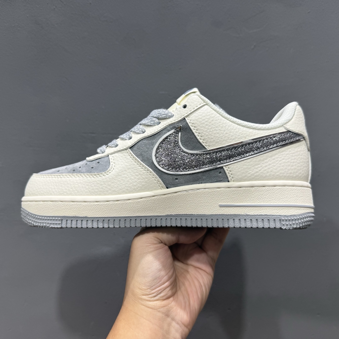 NIke Air Force 1 '07 Low “北面联名--满天星深蓝勾白配色”空军一号 低帮 运动鞋 QY6818-524