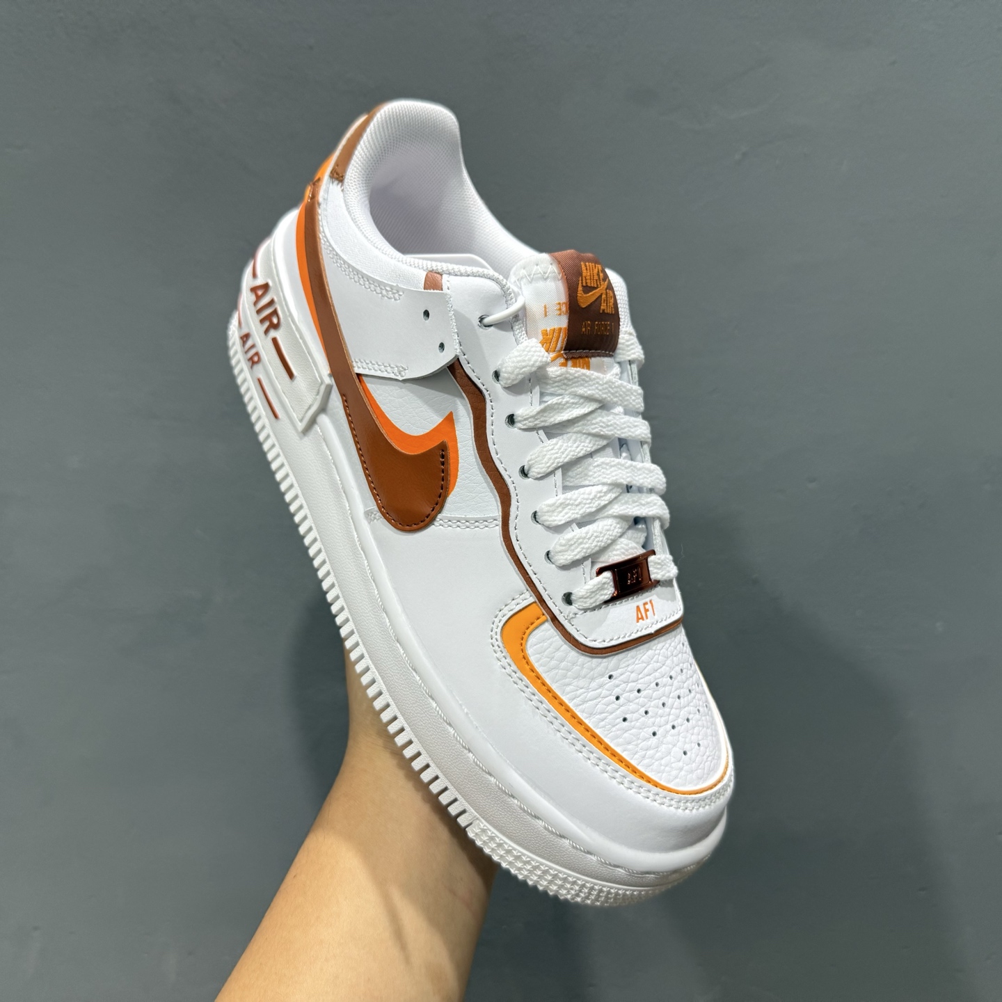 ¥200 Nike Air Force 1 Shadow 空军一号轻量增高低帮百搭板鞋 CI0919-124-Chinese UA Cheap High Quatity Brand Clothes Bags handbags Sneakers wholesale wholesaler seller from China Factory suppliers Fashion Clothing Shoes best Quality Beautiful Price ¥200 Nike Air Force 1 Shadow 空军一号轻量增高低帮百搭板鞋 CI0919-124