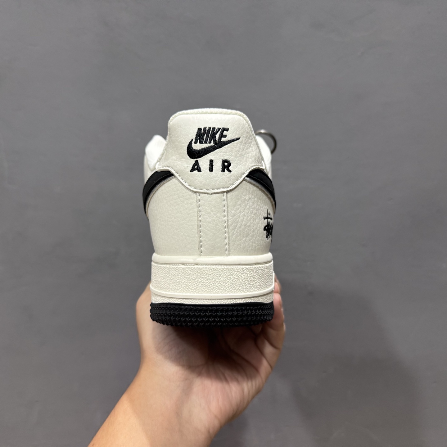 200 独家实拍Nike Air Force 1 Low 07 x Stussy 白黑小钩满天星 CS5288-010