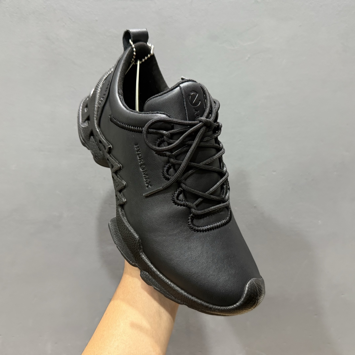 280 ECCO爱步男士运动鞋 真皮免系带百搭健身鞋