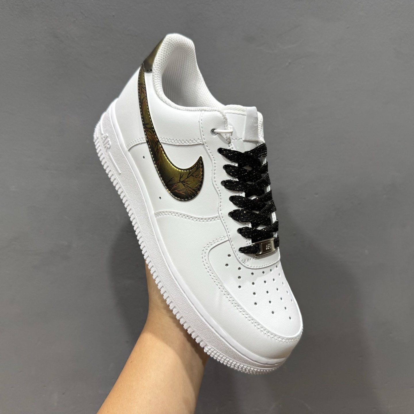 爆款定制 二次元主题 Nike Air Force 1 Low’07 白金裂纹 空军一号低帮休闲板鞋 ZH0316-147