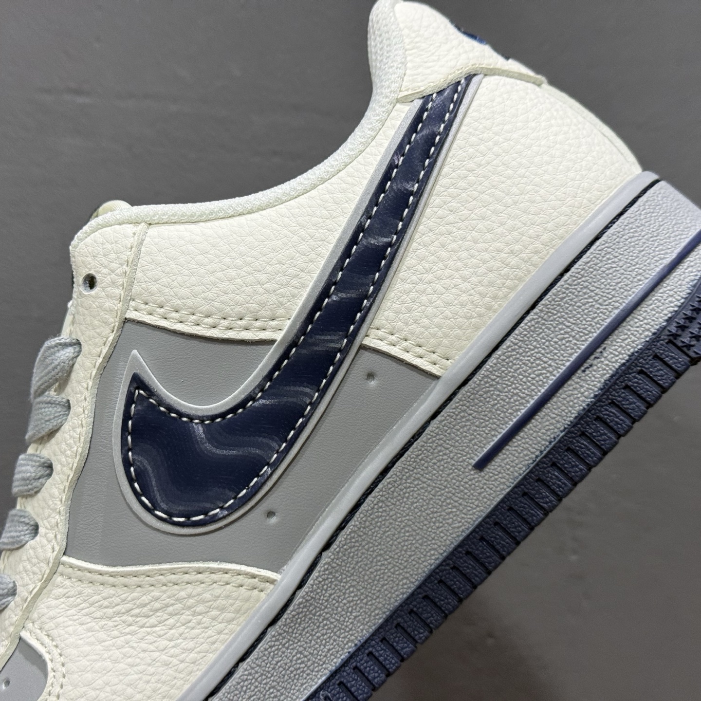 NIke Air Force 1 '07 Low “猿人头BaPe联名-米灰蓝”空军一号 低帮 运动鞋 休闲鞋 SM6668-111