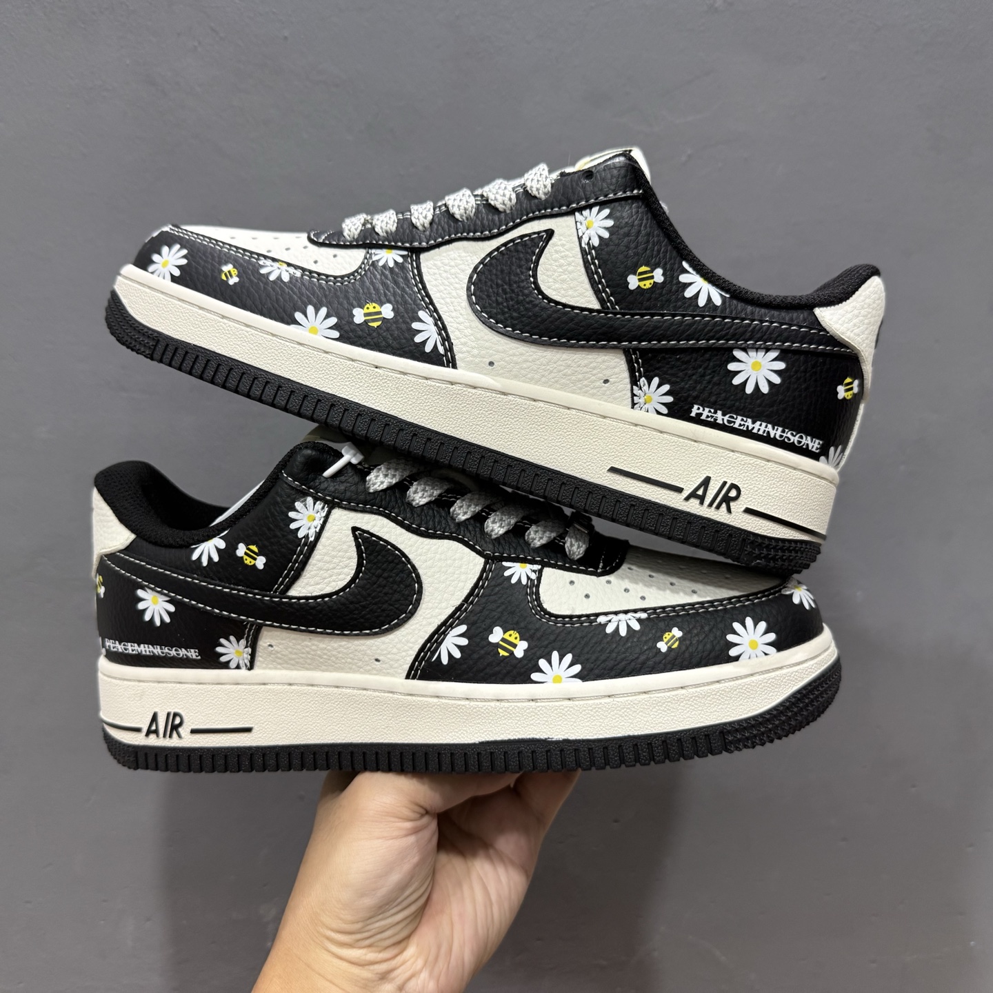 NIke Air Force 1 '07 Low “权志龙——黑白熊猫印花”空军一号 低帮 运动鞋 休闲鞋 JP8028-004