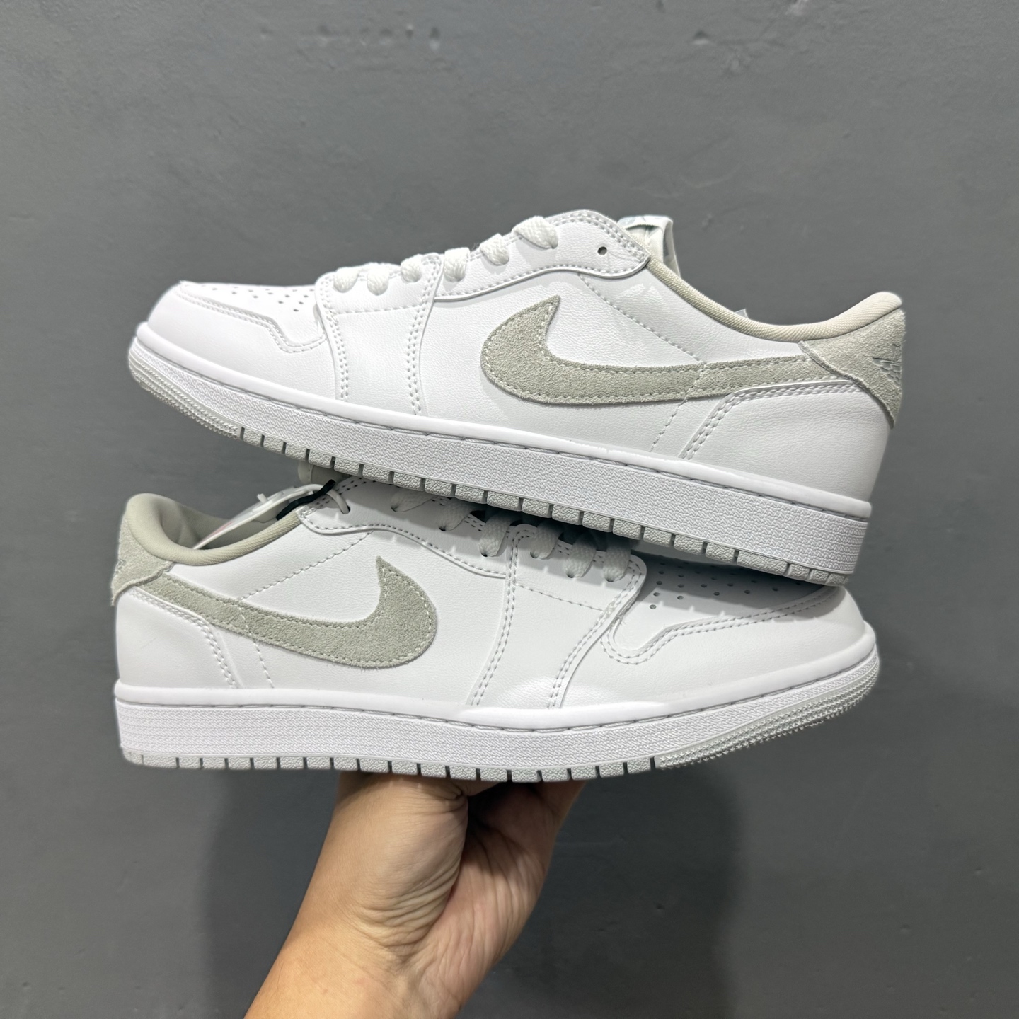 Air Jordan 1 Low ”Obsidian” AJ1乔1白灰低帮文化篮球鞋 CZ0775-100