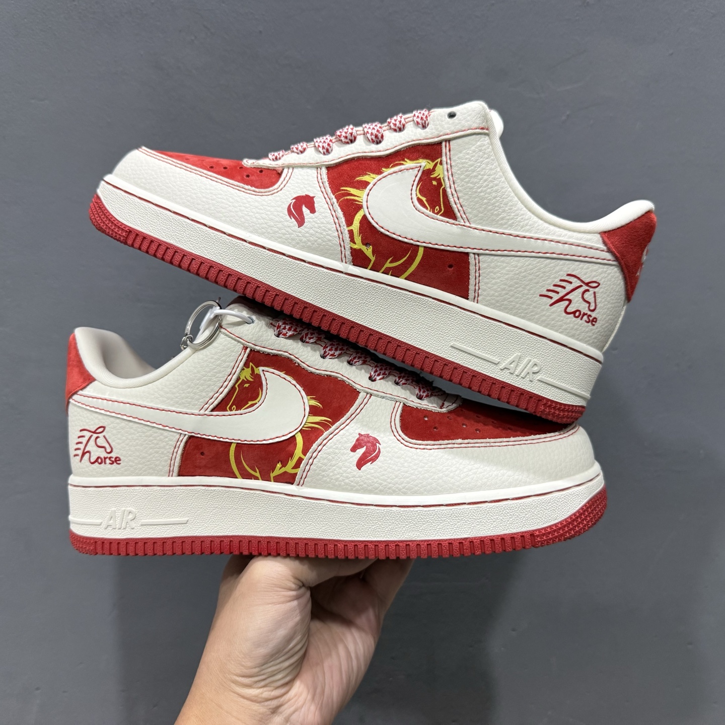 NIke Air Force 1 '07 Low “马年联名——红马”空军一号 低帮 运动鞋 休闲鞋 XL1979-133