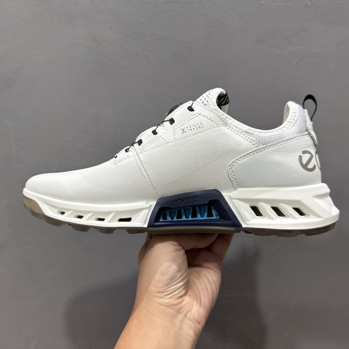 独家实拍ECCO爱步 小红书爆款 新款百搭休闲款 Ecco/爱步男士跑步鞋休闲鞋透气轻质系带轻便运动鞋