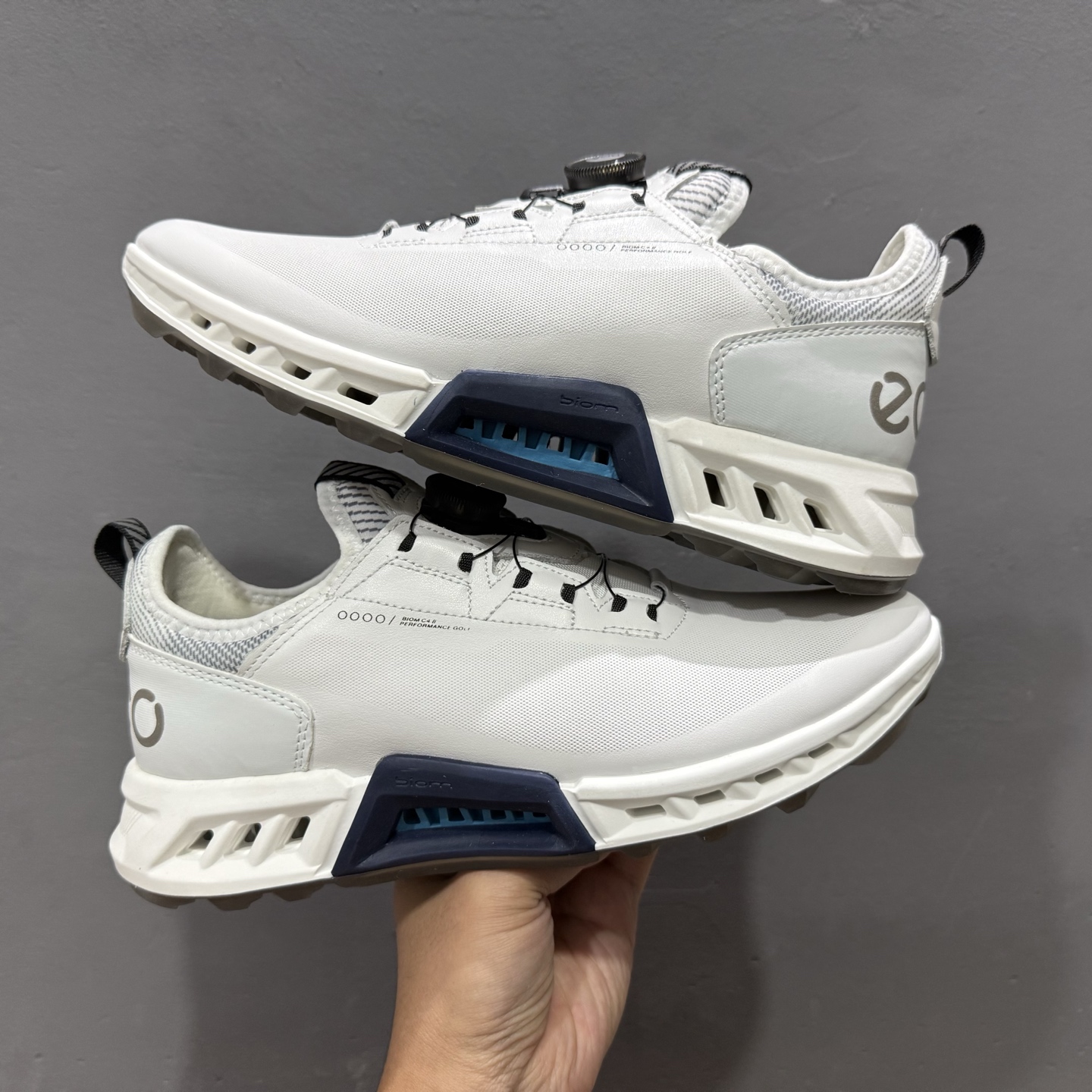 独家实拍ECCO爱步 小红书爆款 新款百搭休闲款 Ecco/爱步男士跑步鞋休闲鞋透气轻质系带轻便运动鞋