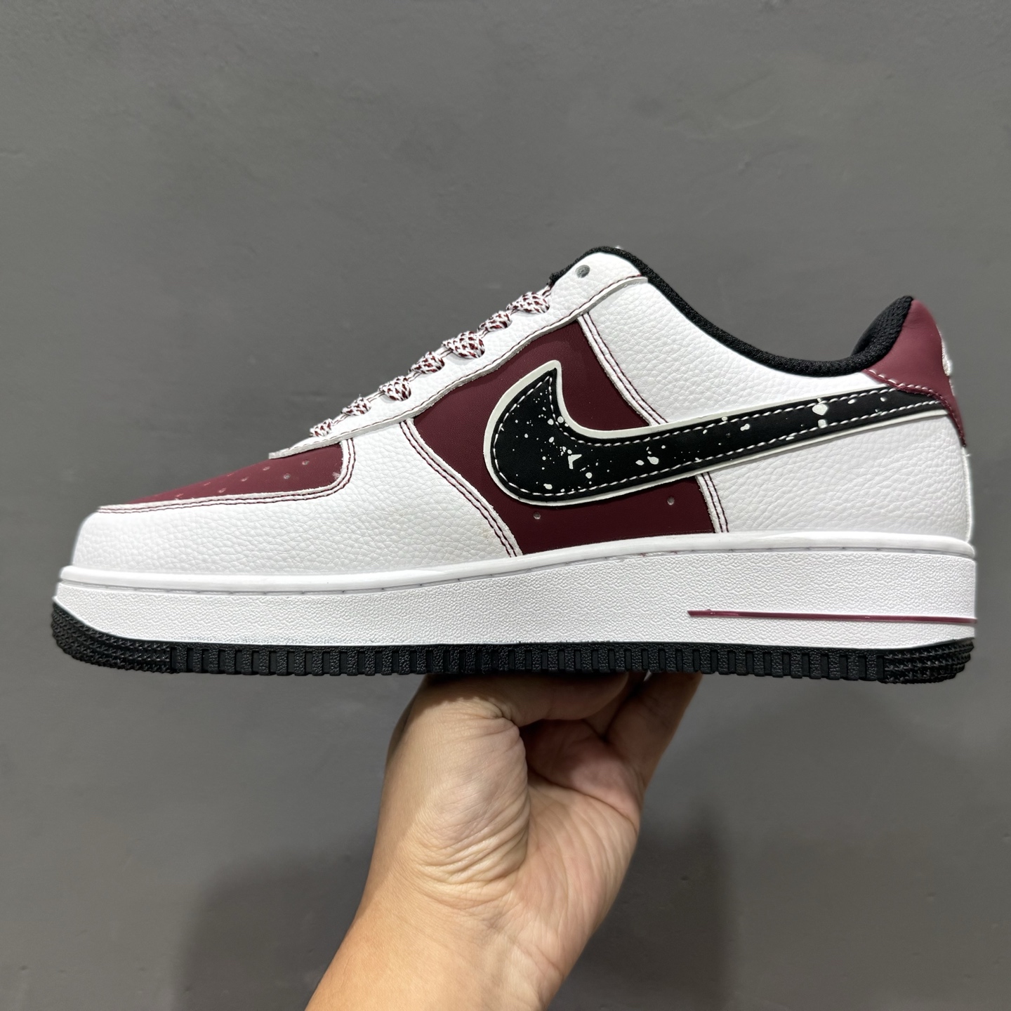 NIke Air Force 1 '07 Low “古驰联名——栗红米白”空军一号 低帮 运动鞋 休闲鞋 KK1988-511