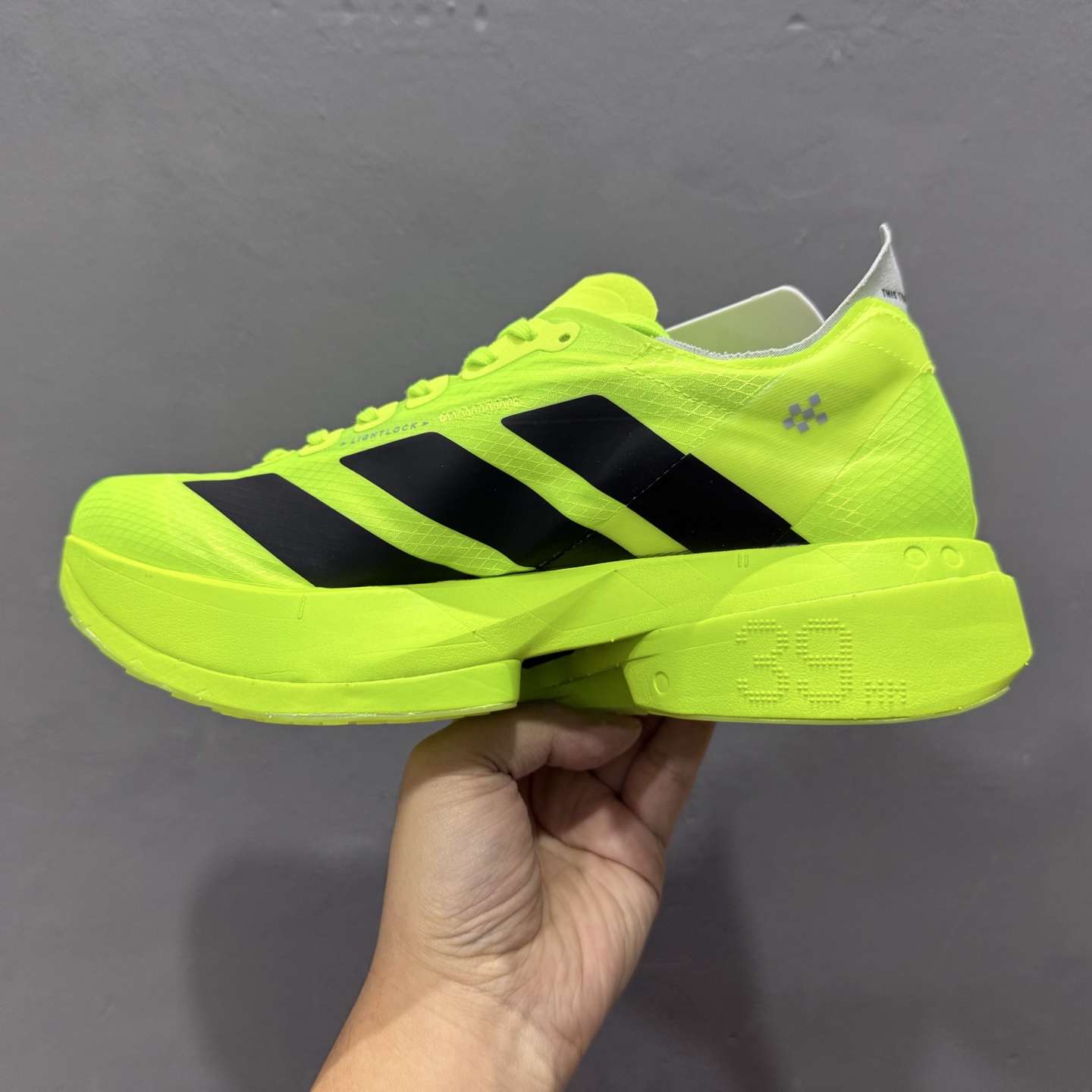 AdidADIZERO ADIOS PRO 4 M 马拉松飞线贾卡轻质透气休闲运动跑步鞋 JR6364