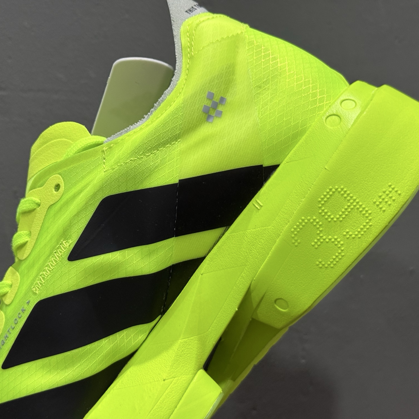 AdidADIZERO ADIOS PRO 4 M 马拉松飞线贾卡轻质透气休闲运动跑步鞋 JR6364