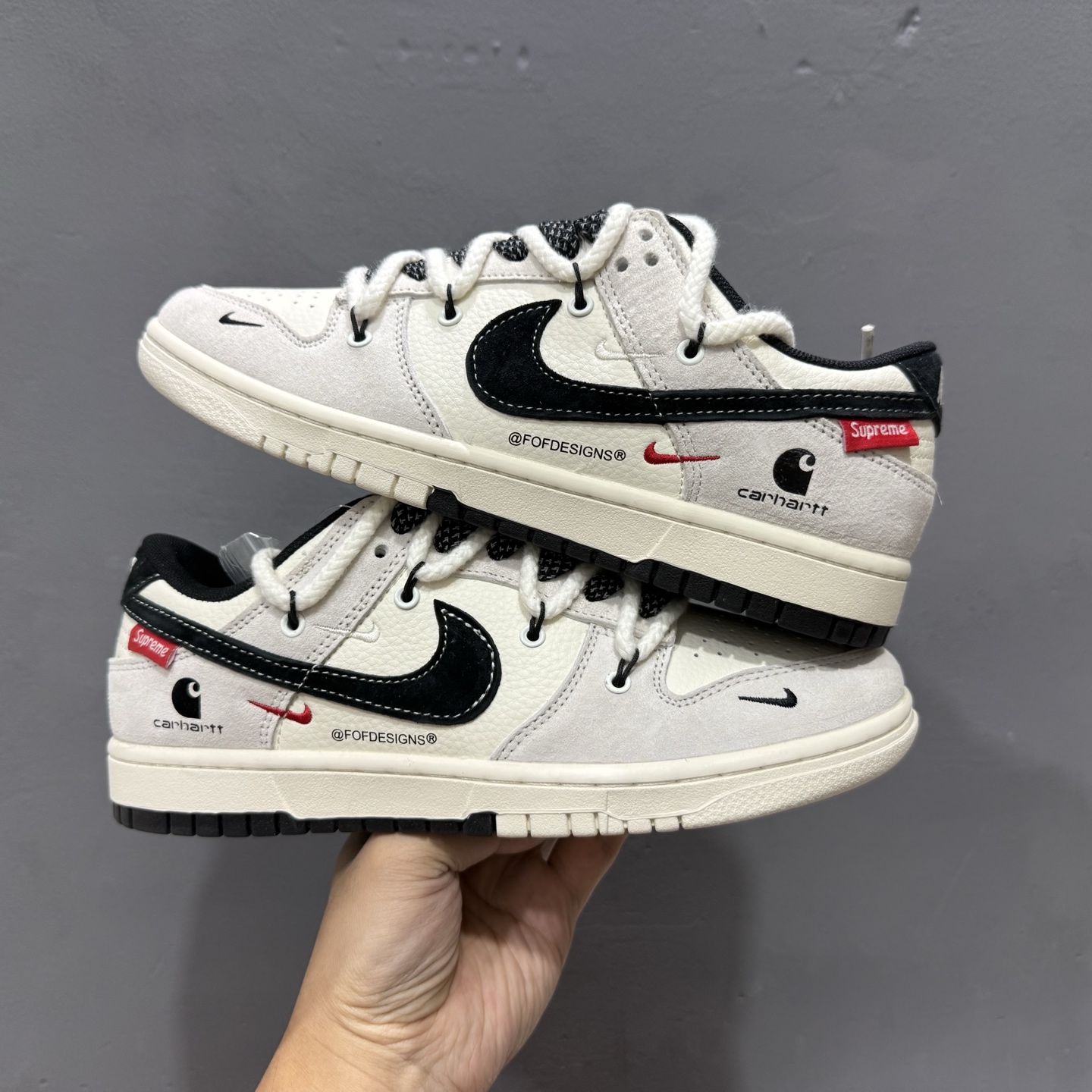 独家实拍Nike SB Dunk Low 北面联备 解构抽绳鞋带 YX5066-232 独家实拍Nike SB Dunk Low 北面联备 解构抽绳鞋带 YX5066-232