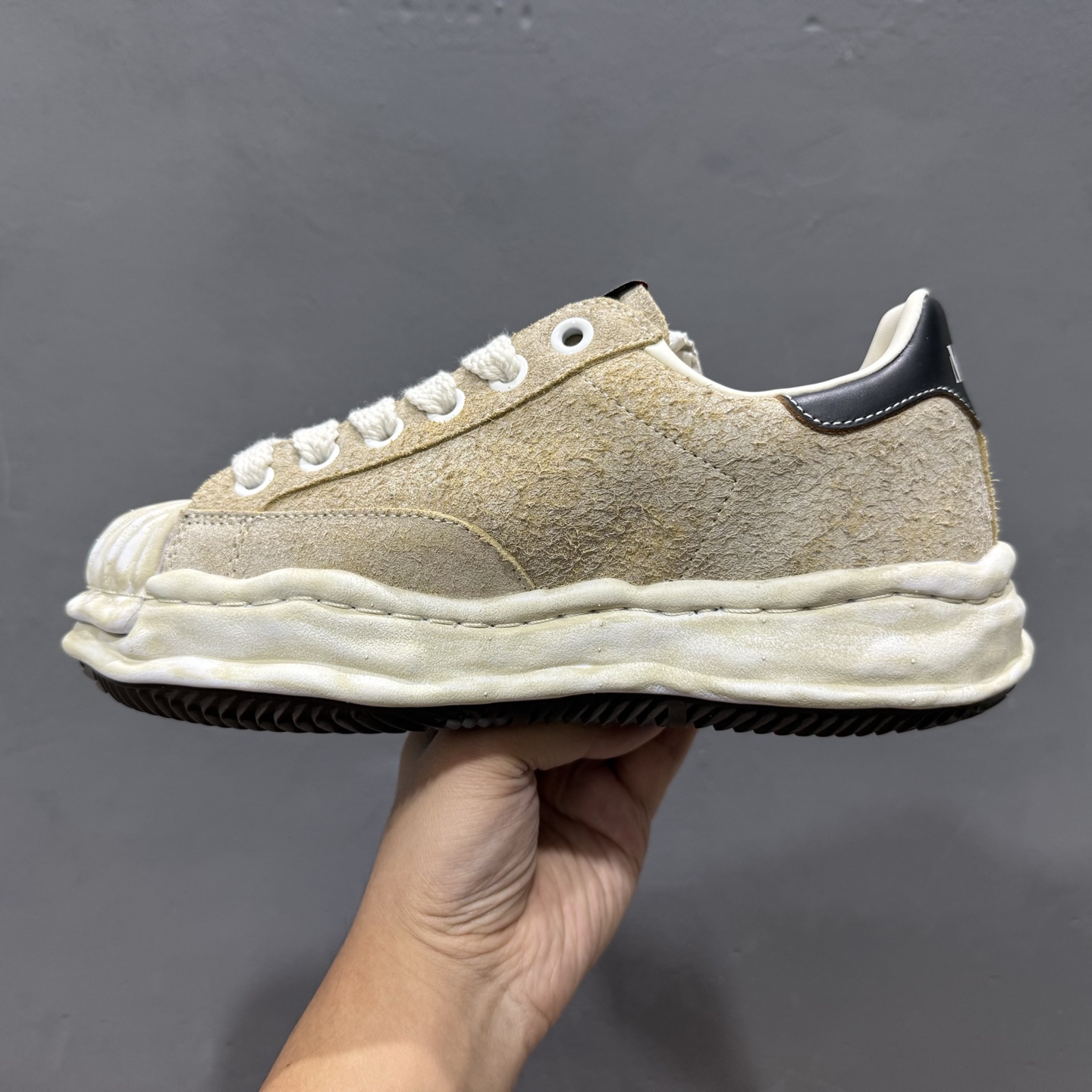 余文乐挚爱单品 MMY Blakey 脏脏鞋 AMIRI骨头鞋同款 复古溶解风运动鞋