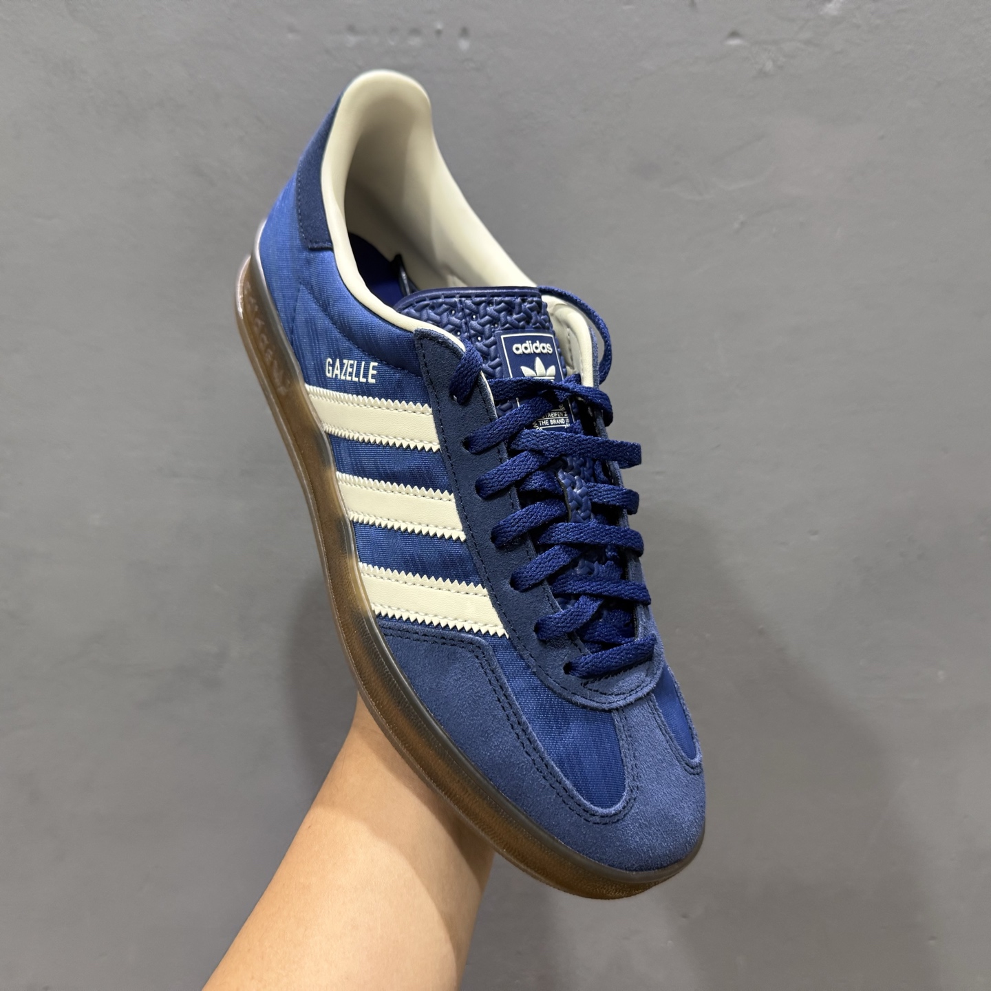 adidOriginals Gazelle INdoor 三叶草休闲防滑耐磨低帮板鞋 JS1410