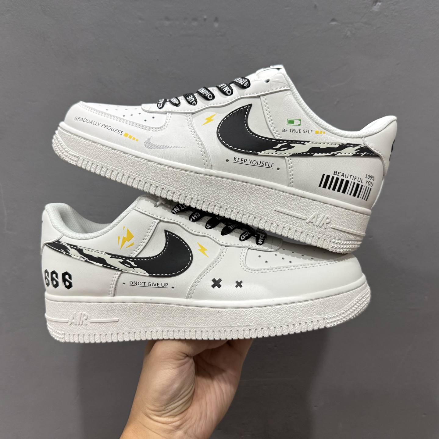 NIke Air Force 1 '07 Low 白黑条形码 JP8028-072