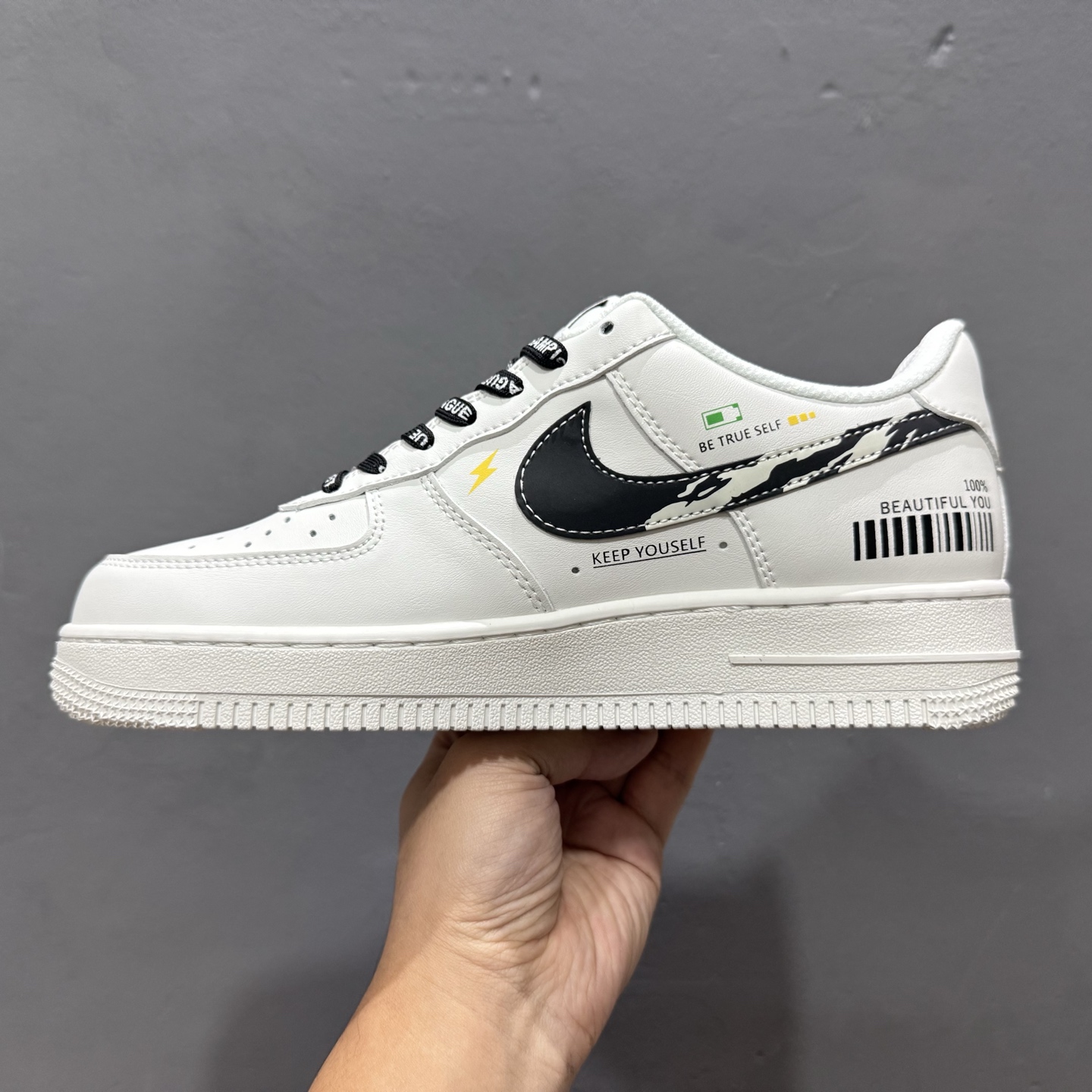 NIke Air Force 1 '07 Low 白黑条形码 JP8028-072