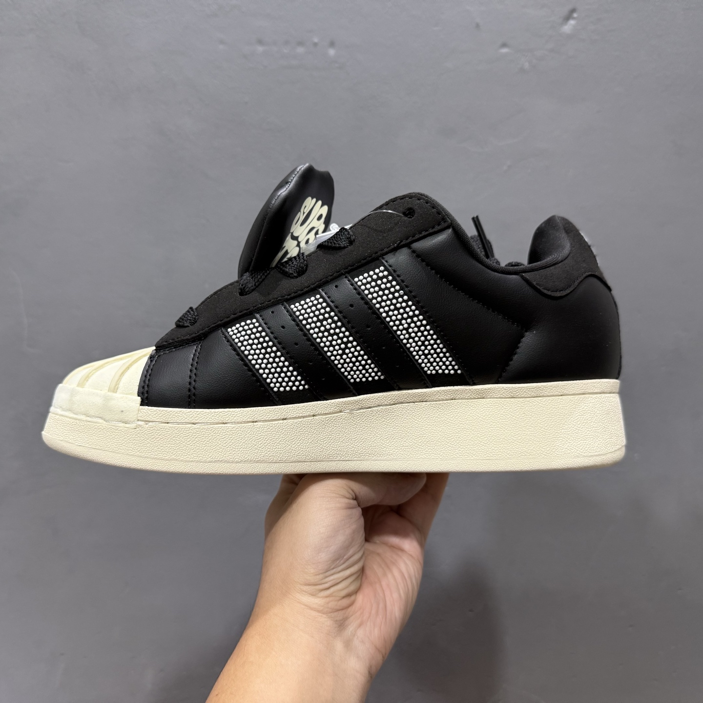 新款出货 原装 AD GALI x AD originals SUPERSTAR PUFFY SHELL 贝壳头系列 厚底三叶草低帮经典百搭休闲运动板鞋 KJ6976 新款出货 原装 AD GALI x AD originals SUPERSTAR PUFFY SHELL 贝壳头系列 厚底三叶草低帮经典百搭休闲运动板鞋 KJ6976