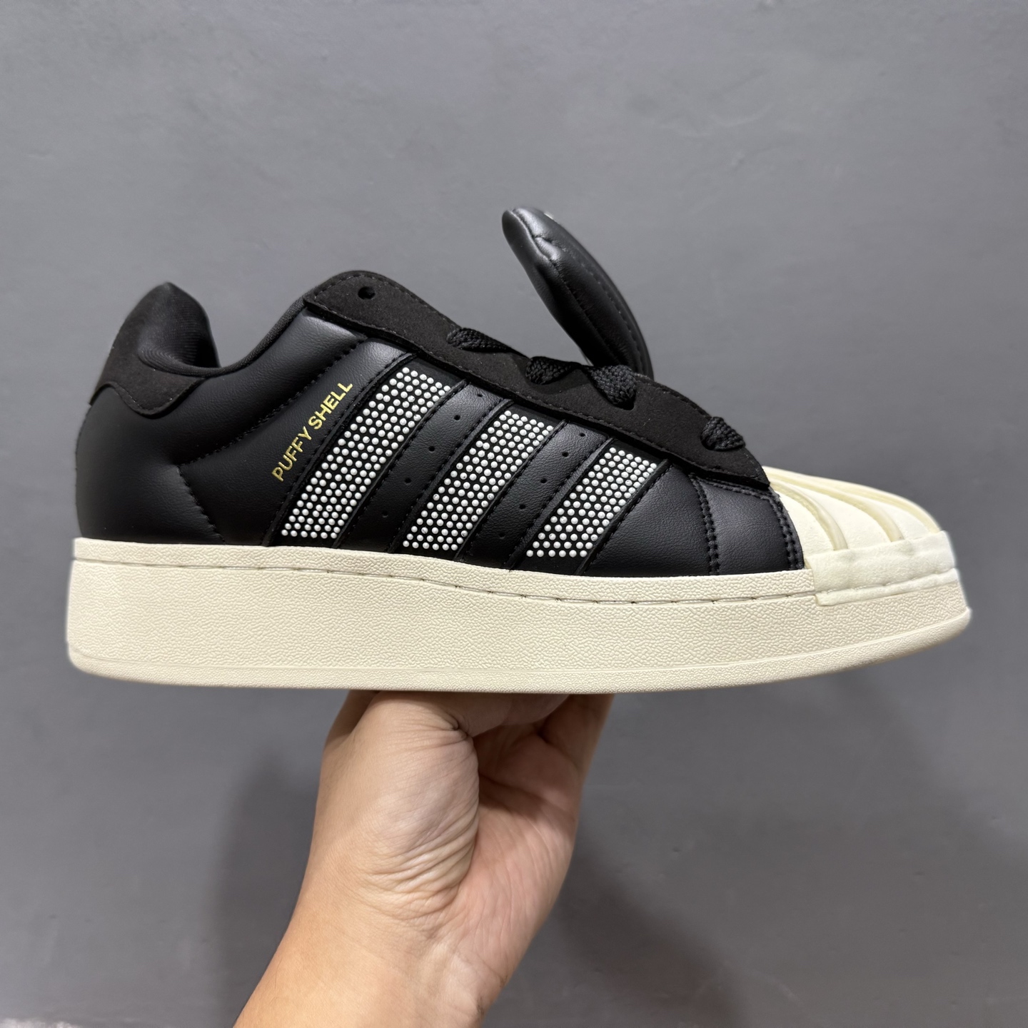 新款出货 原装 AD GALI x AD originals SUPERSTAR PUFFY SHELL 贝壳头系列 厚底三叶草低帮经典百搭休闲运动板鞋 KJ6976 新款出货 原装 AD GALI x AD originals SUPERSTAR PUFFY SHELL 贝壳头系列 厚底三叶草低帮经典百搭休闲运动板鞋 KJ6976