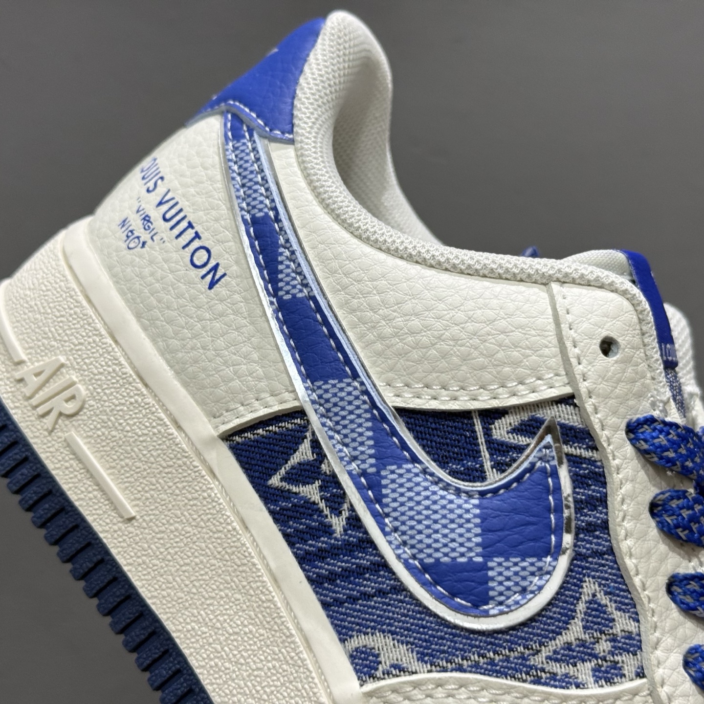 Nike Air Force 1 '07 Low “蓝调印花” LV X AF1空军一号 高端定制 低帮 运动鞋 XL1979-106