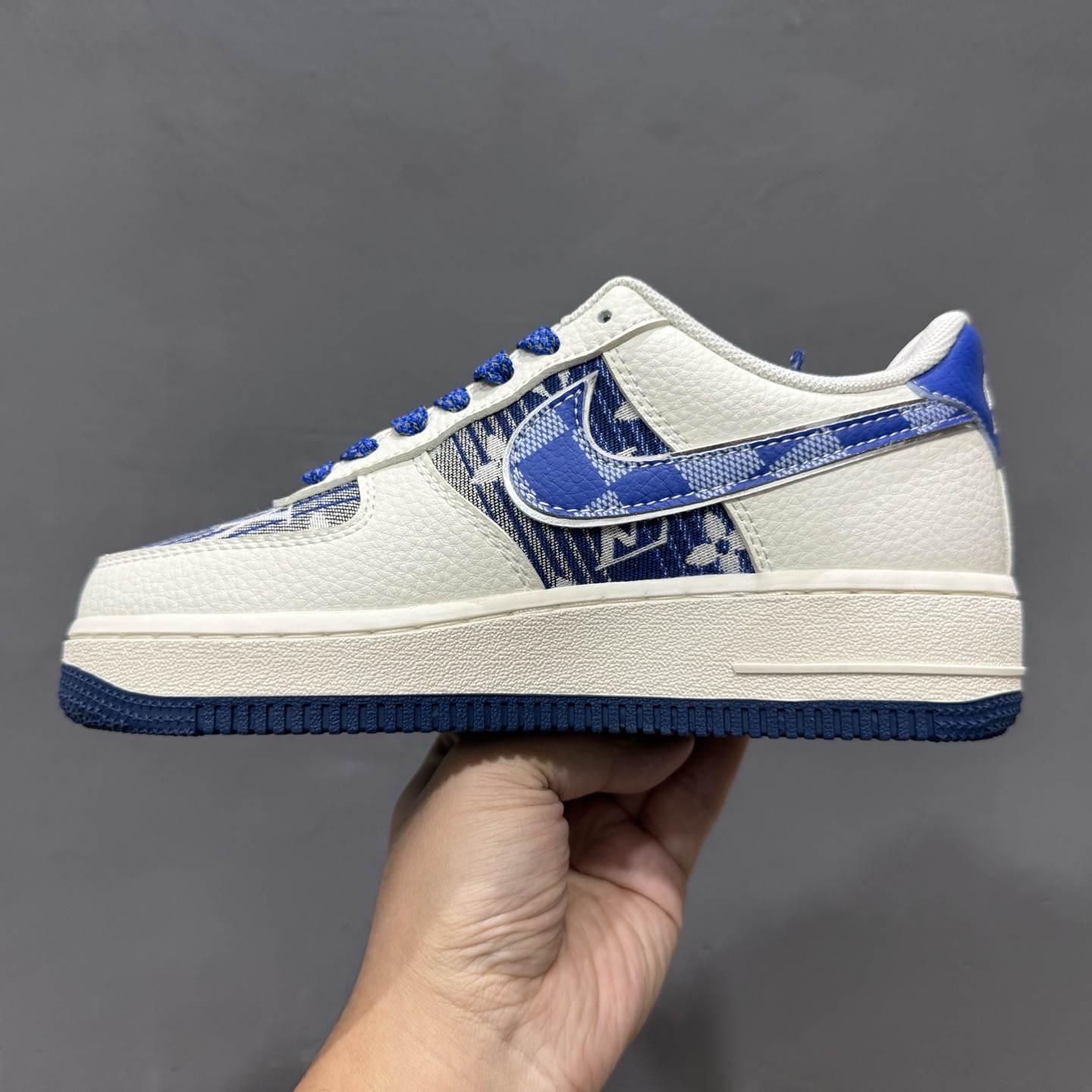 Nike Air Force 1 '07 Low “蓝调印花” LV X AF1空军一号 高端定制 低帮 运动鞋 XL1979-106