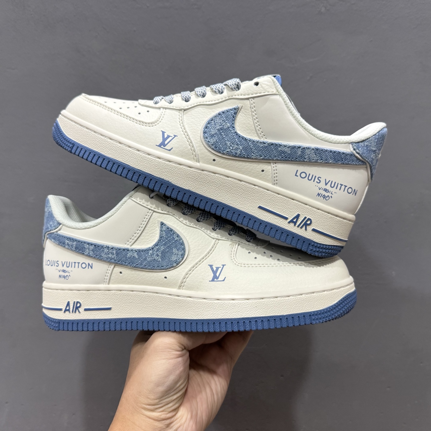 NIke Air Force 1 '07 Low “LV联名-牛仔蓝”空军一号 低帮 运动鞋 SM6668-130 NIke Air Force 1 '07 Low “LV联名-牛仔蓝”空军一号 低帮 运动鞋 SM6668-130