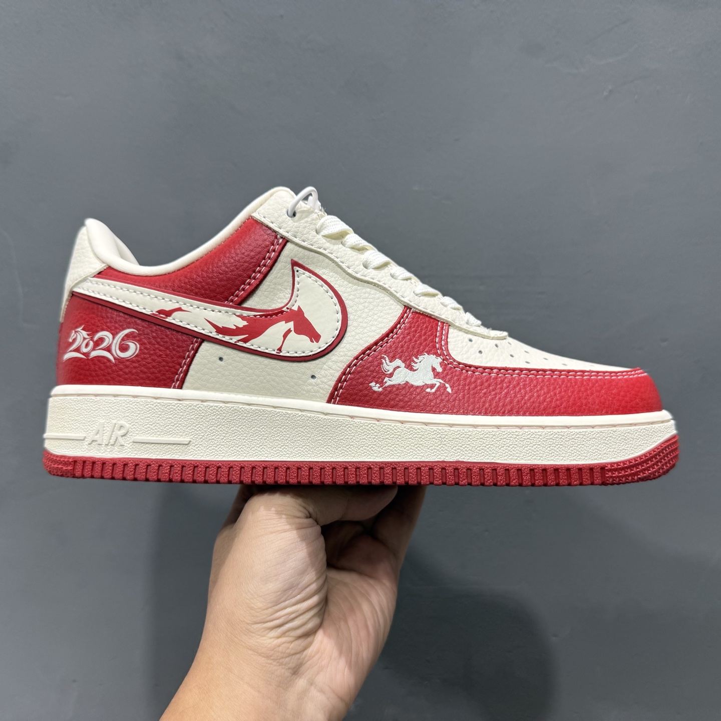 NIke Air Force 1 ’07 Low “马年联名——荔纹红马”空军一号 低帮 运动鞋 XL1979-134