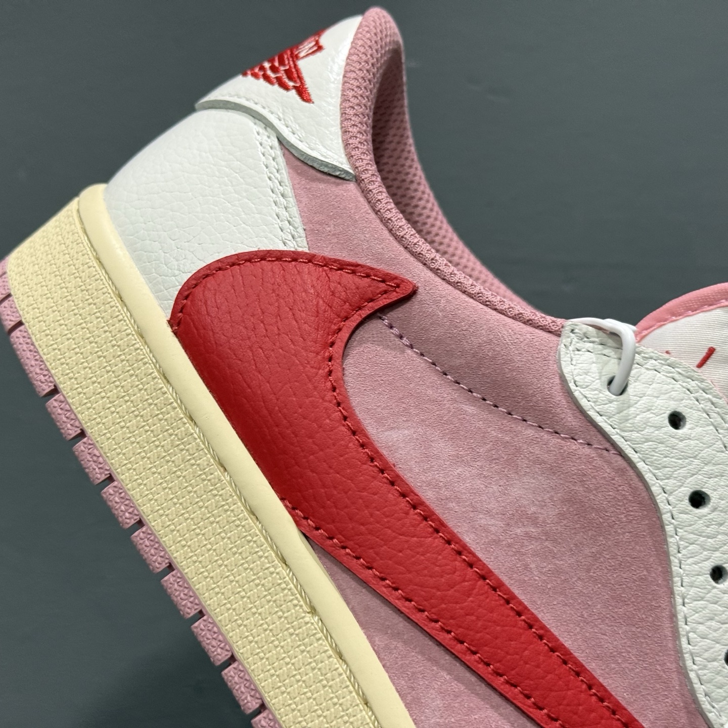 240 Fragment x Travis Scott x Air Jordan 1 Low 三方联名倒钩 DM7866-100