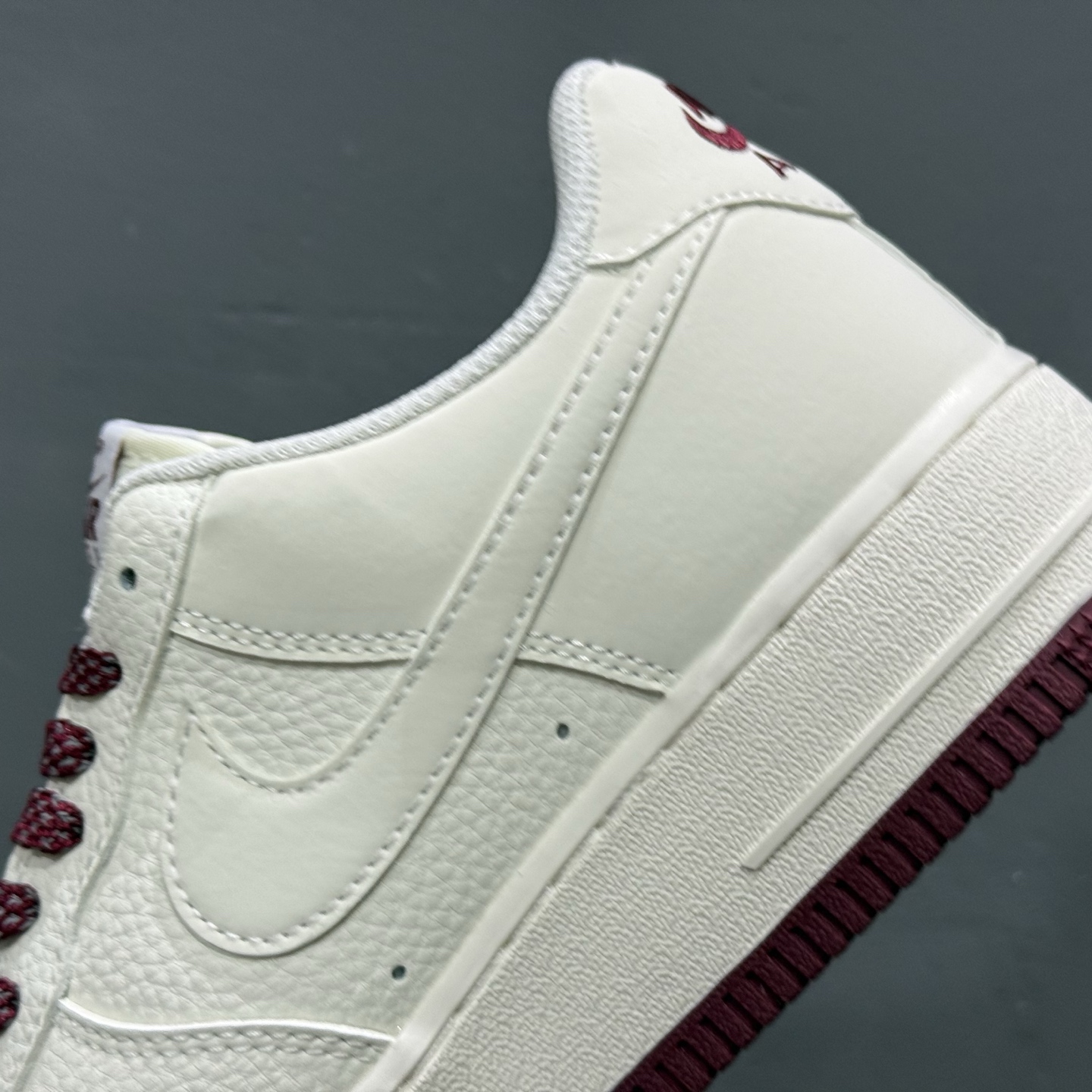Nike Air Force 1 '07 Low “奶白酒红” 空军一号 高端定制 低帮 运动鞋 GX3170-108