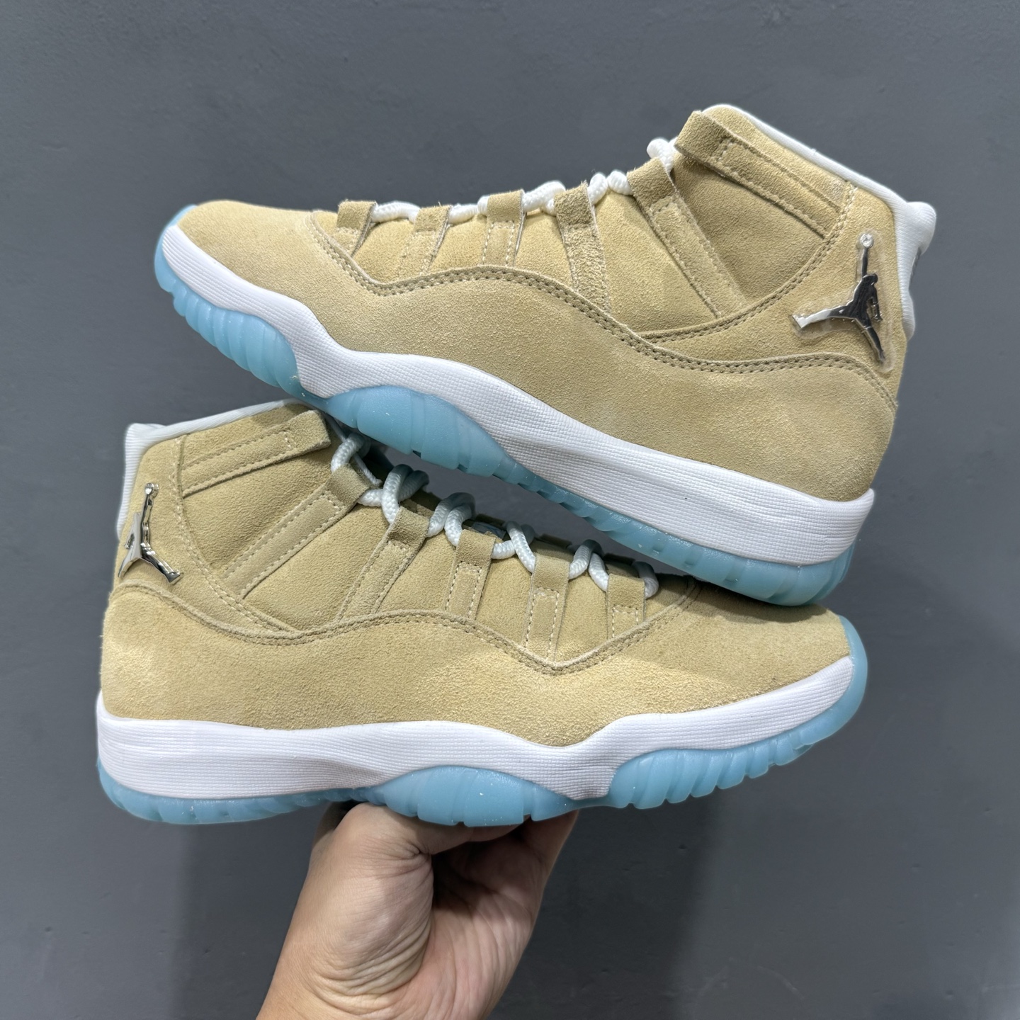Air Jordan 11 Retro 纯原版本 AJ11 高帮复刻卡其蓝 IO8960-707