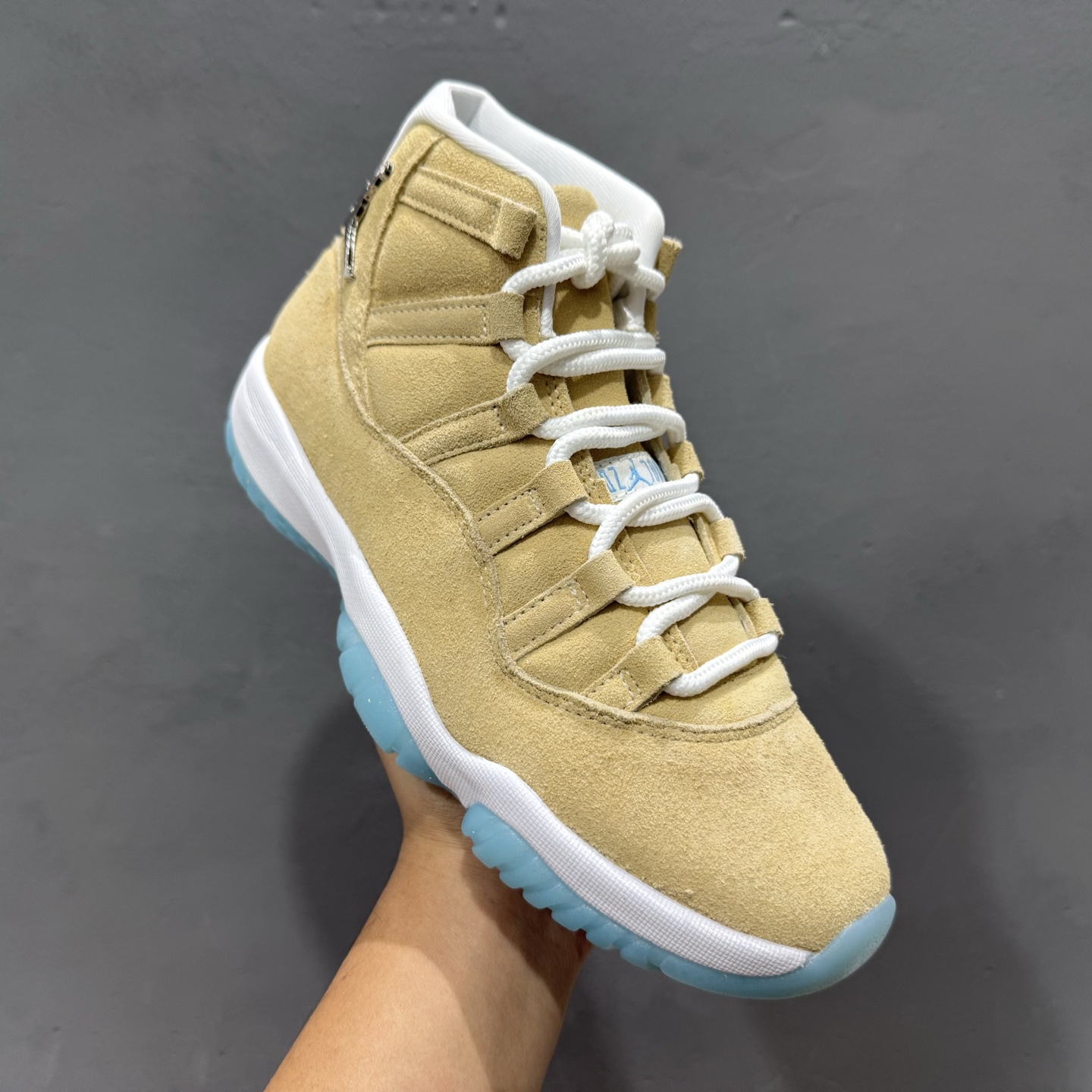 Air Jordan 11 Retro 纯原版本 AJ11 高帮复刻卡其蓝 IO8960-707