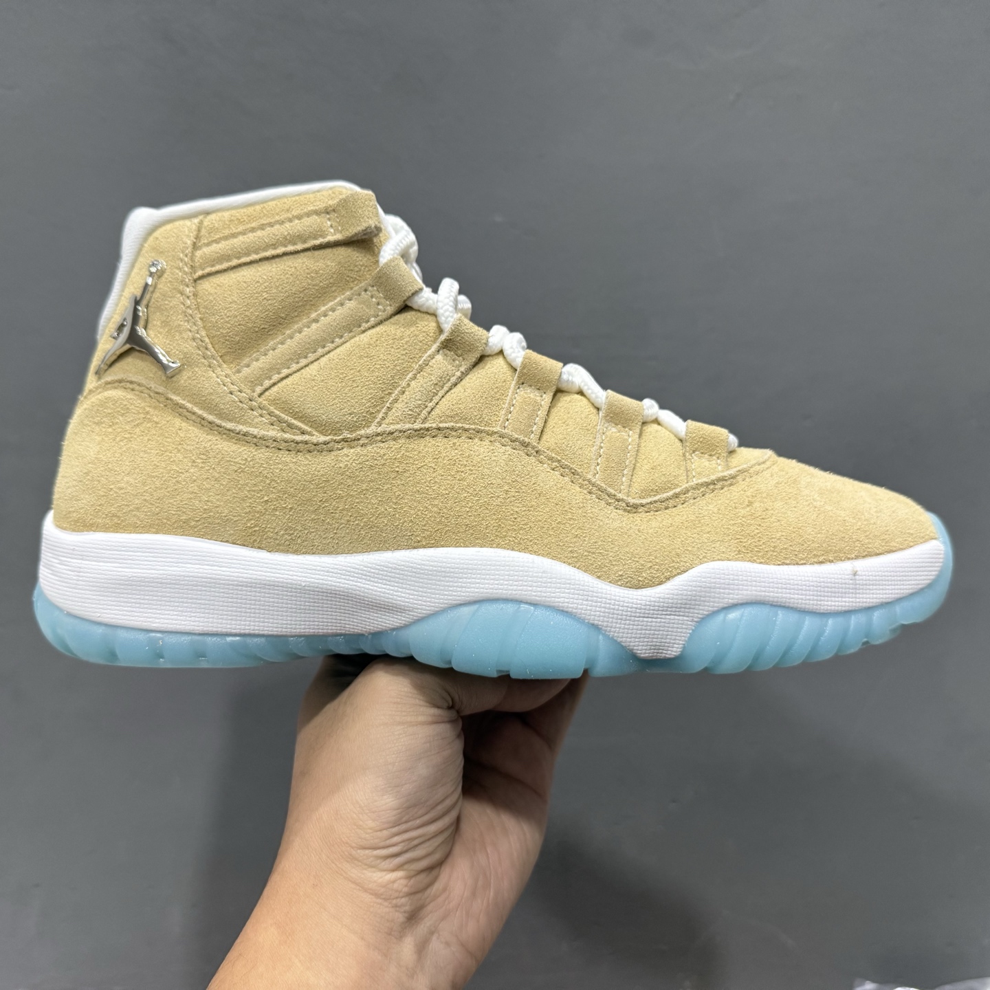 Air Jordan 11 Retro 纯原版本 AJ11 高帮复刻卡其蓝 IO8960-707