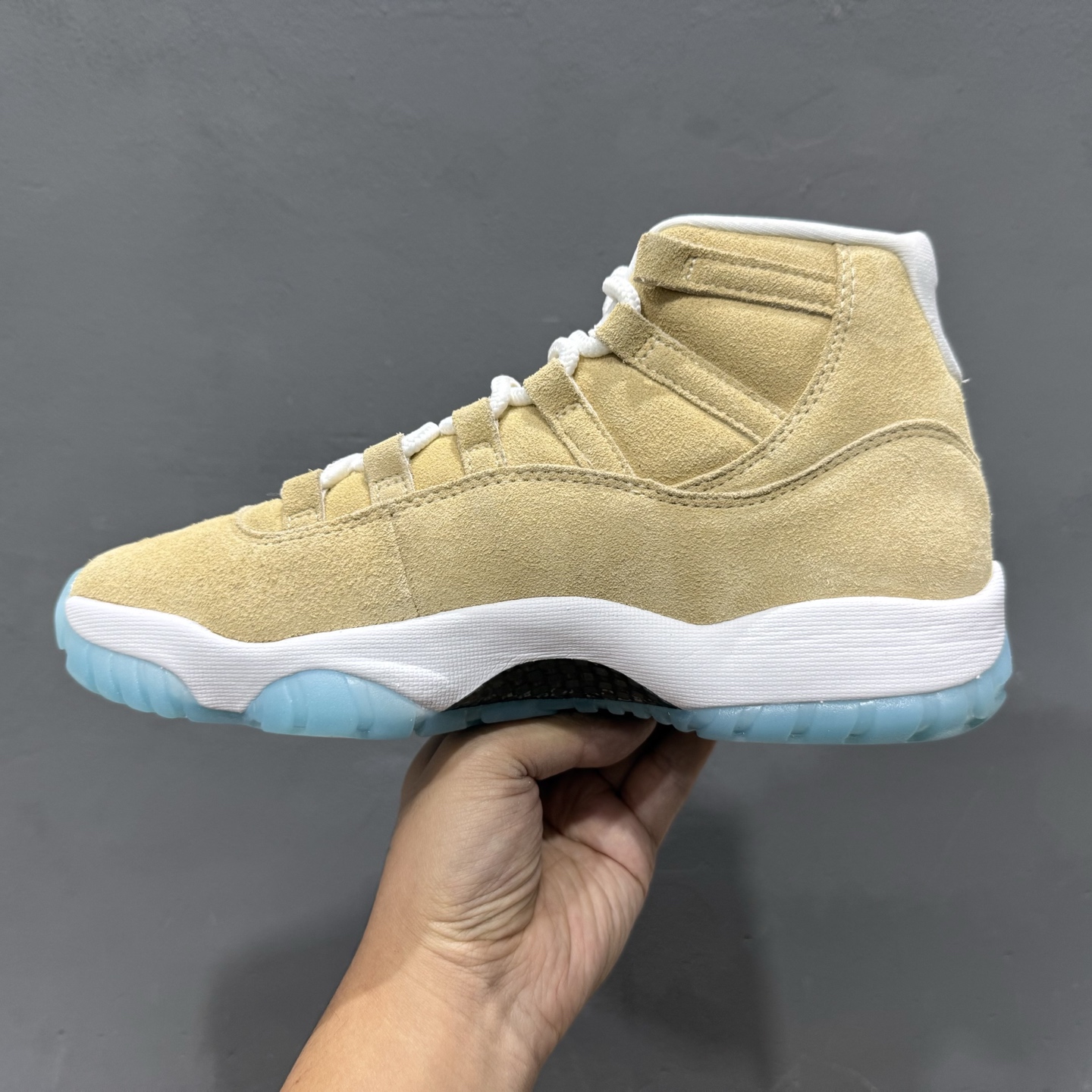 Air Jordan 11 Retro 纯原版本 AJ11 高帮复刻卡其蓝 IO8960-707