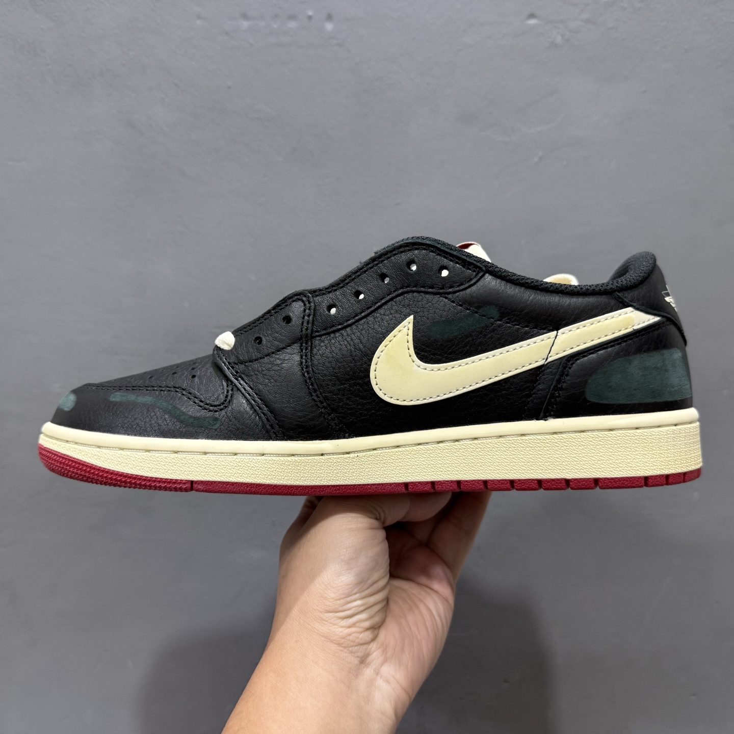 综合版 Nigel Sylvester x Jordan Air Jordan 1 Low Nitro”Better With Time”白黑红 IB8958-001