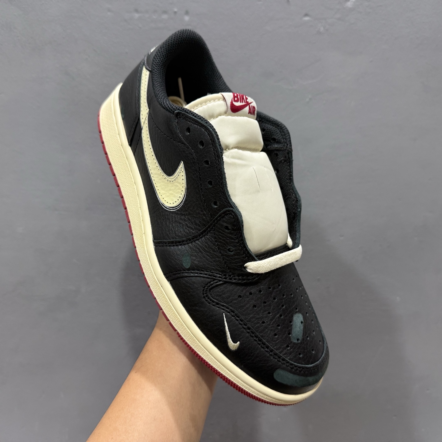 综合版 Nigel Sylvester x Jordan Air Jordan 1 Low Nitro”Better With Time”白黑红 IB8958-001