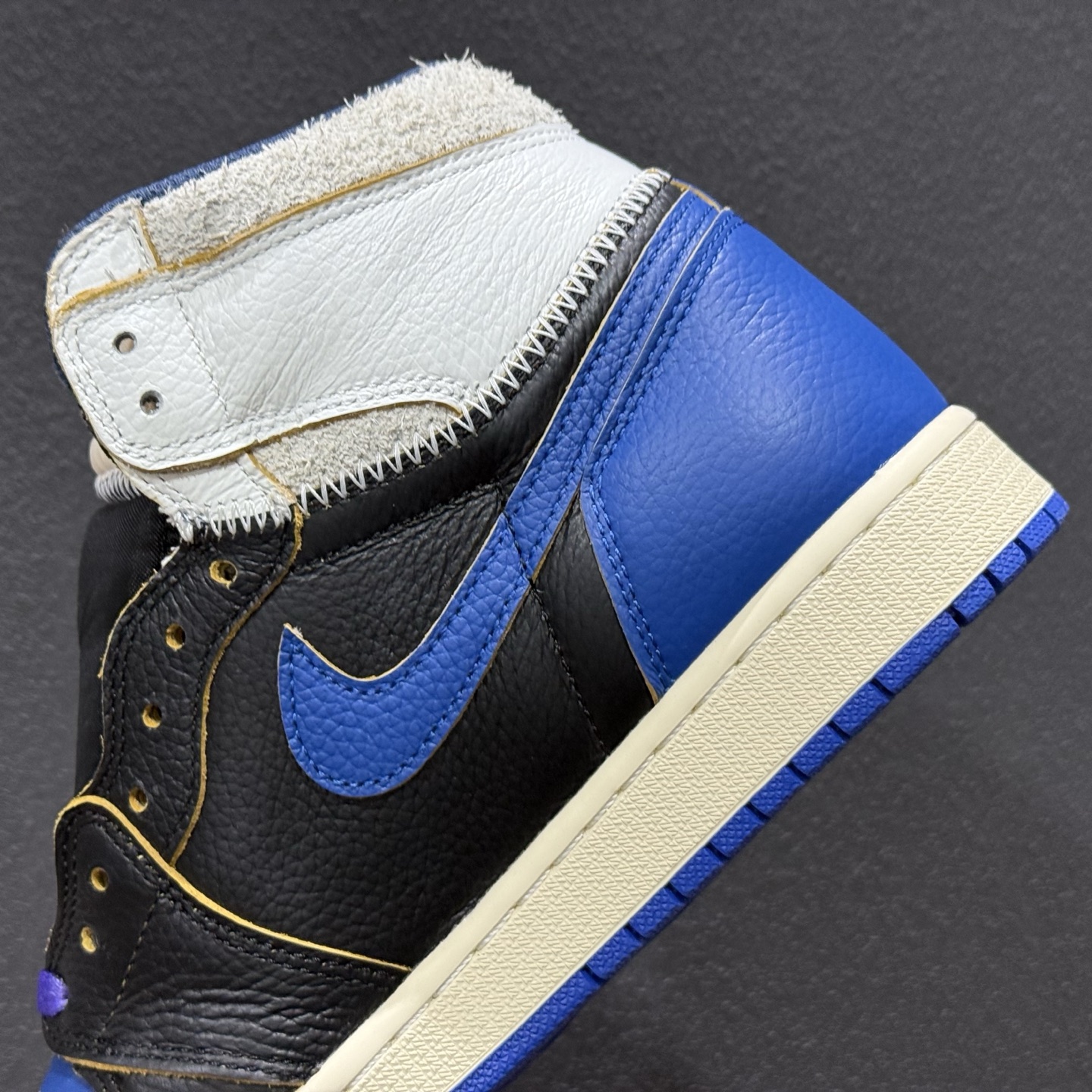 Fragment x Unix Air Jordan Jordan Retro AJ1全新解构皇家蓝 高帮篮球鞋 107847-001