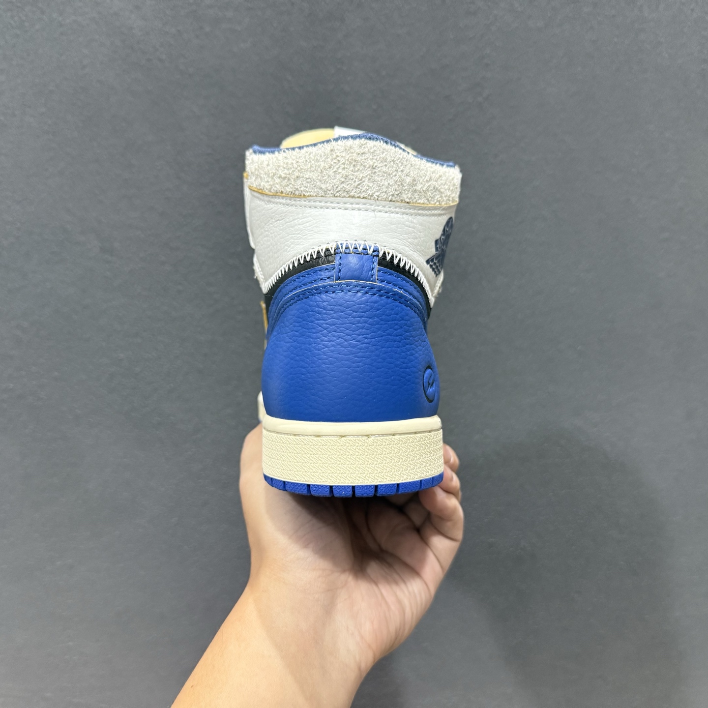 Fragment x Unix Air Jordan Jordan Retro AJ1全新解构皇家蓝 高帮篮球鞋 107847-001