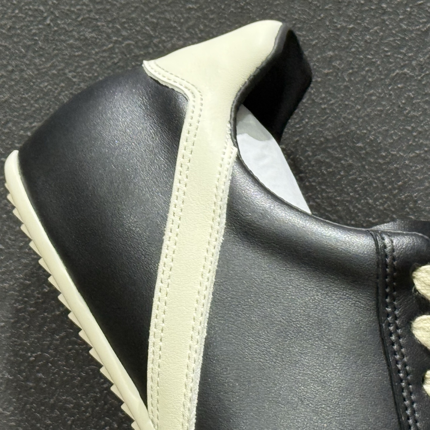 [广东纯原版本]RICK OWENS / RO Minimal Sneaker瑞克欧文斯小牛绒面革圆头系带低帮生活休闲鞋