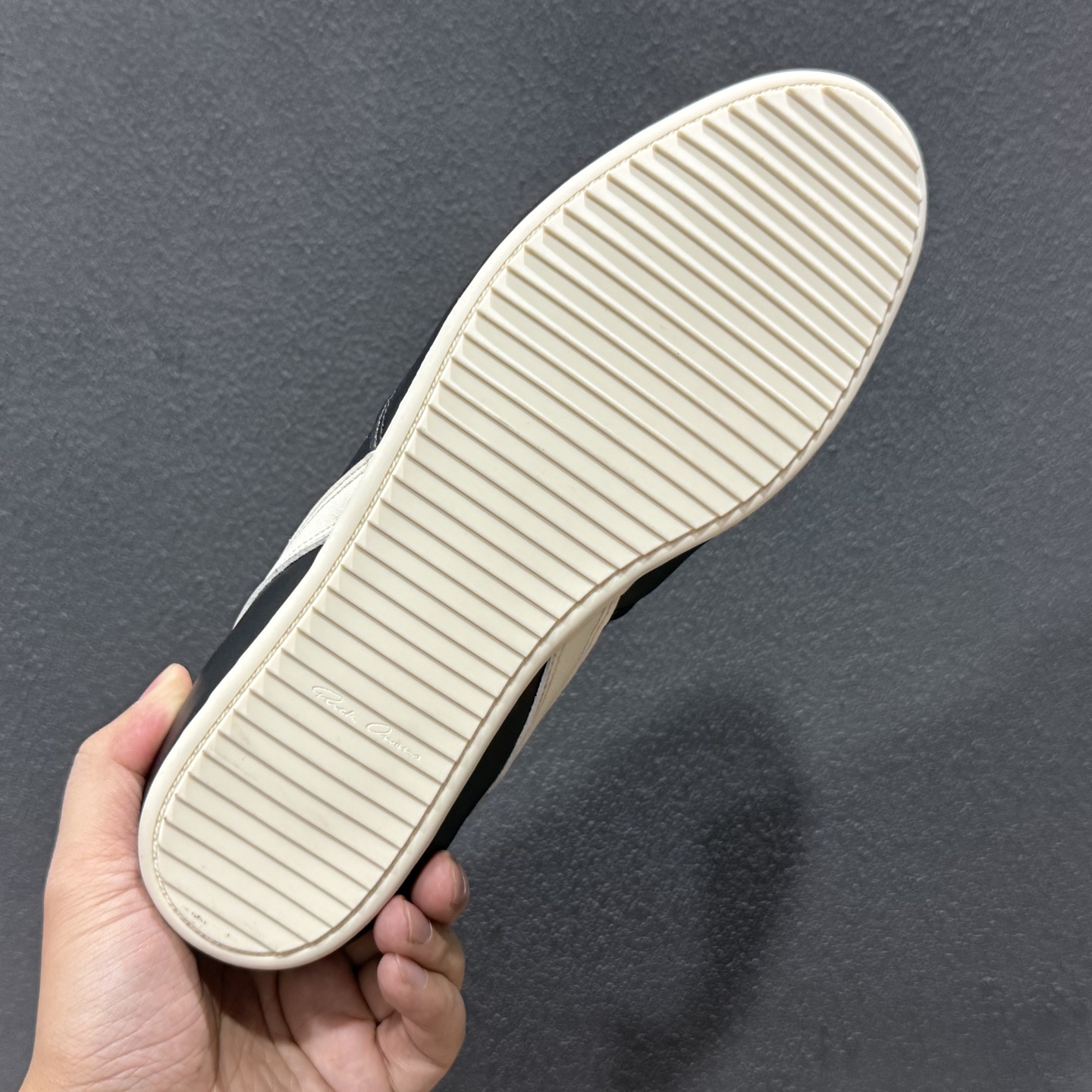 [广东纯原版本]RICK OWENS / RO Minimal Sneaker瑞克欧文斯小牛绒面革圆头系带低帮生活休闲鞋